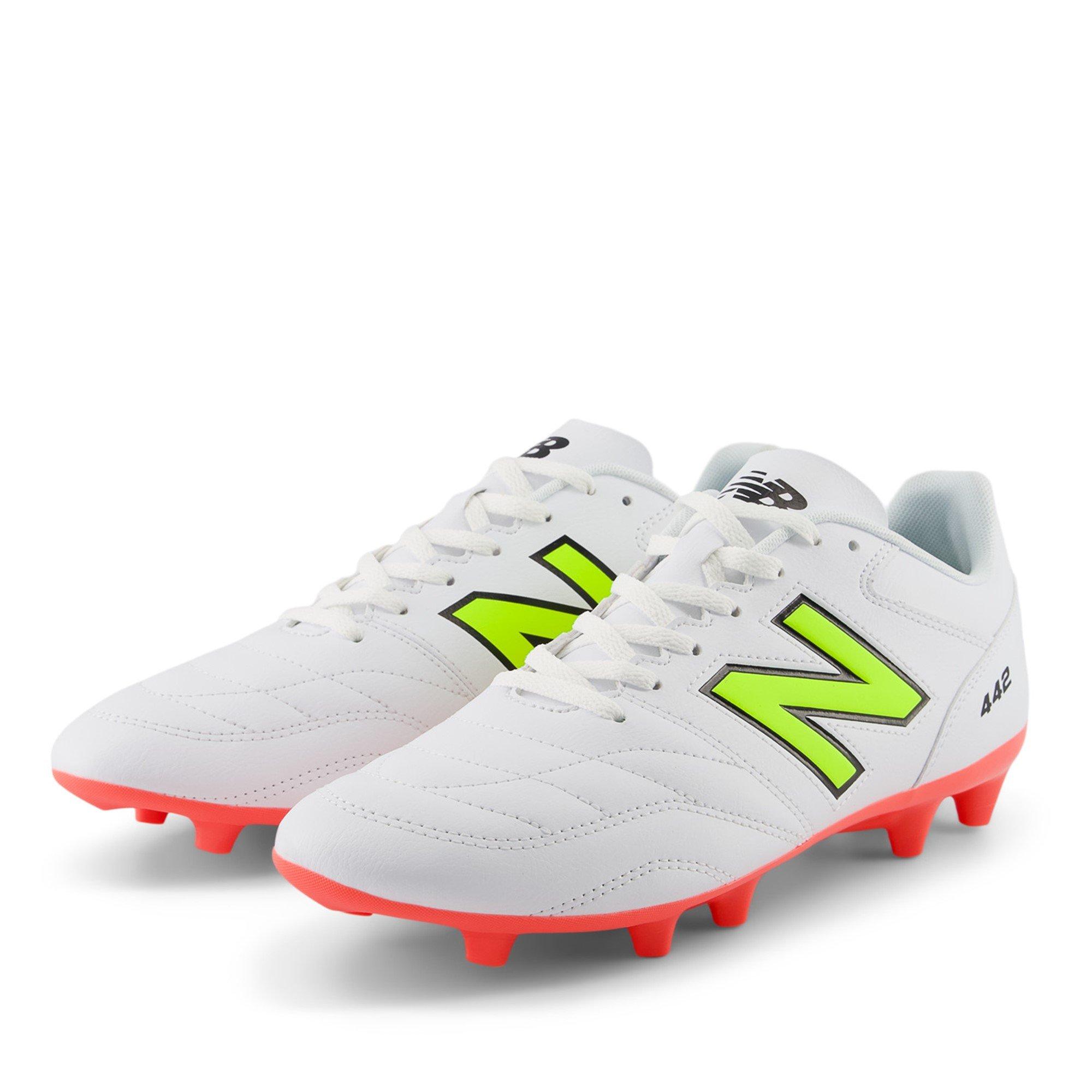 Weiß/Volt - New Balance - 442 V2 Firm Ground Football Boots - 8