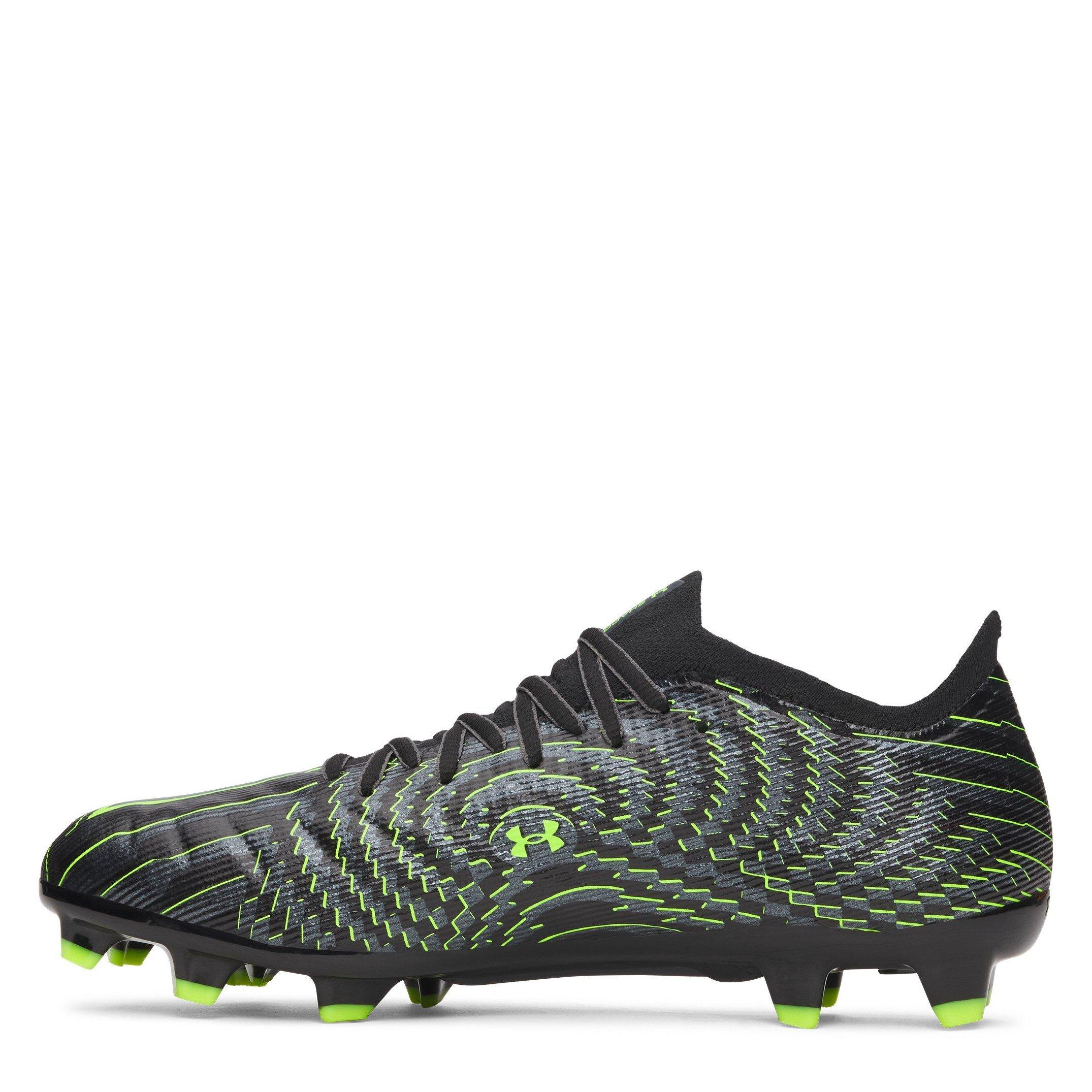 Black/Green - Under Armour - Men's Firm Ground Football Boots - 2
