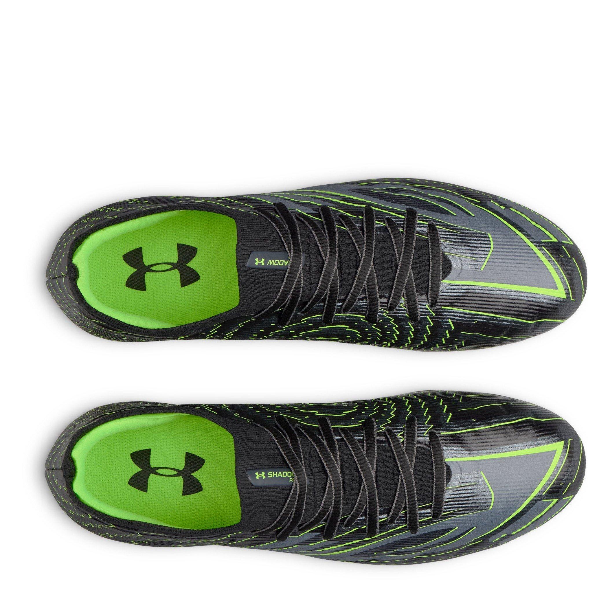Black/Green - Under Armour - Men's Firm Ground Football Boots - 4