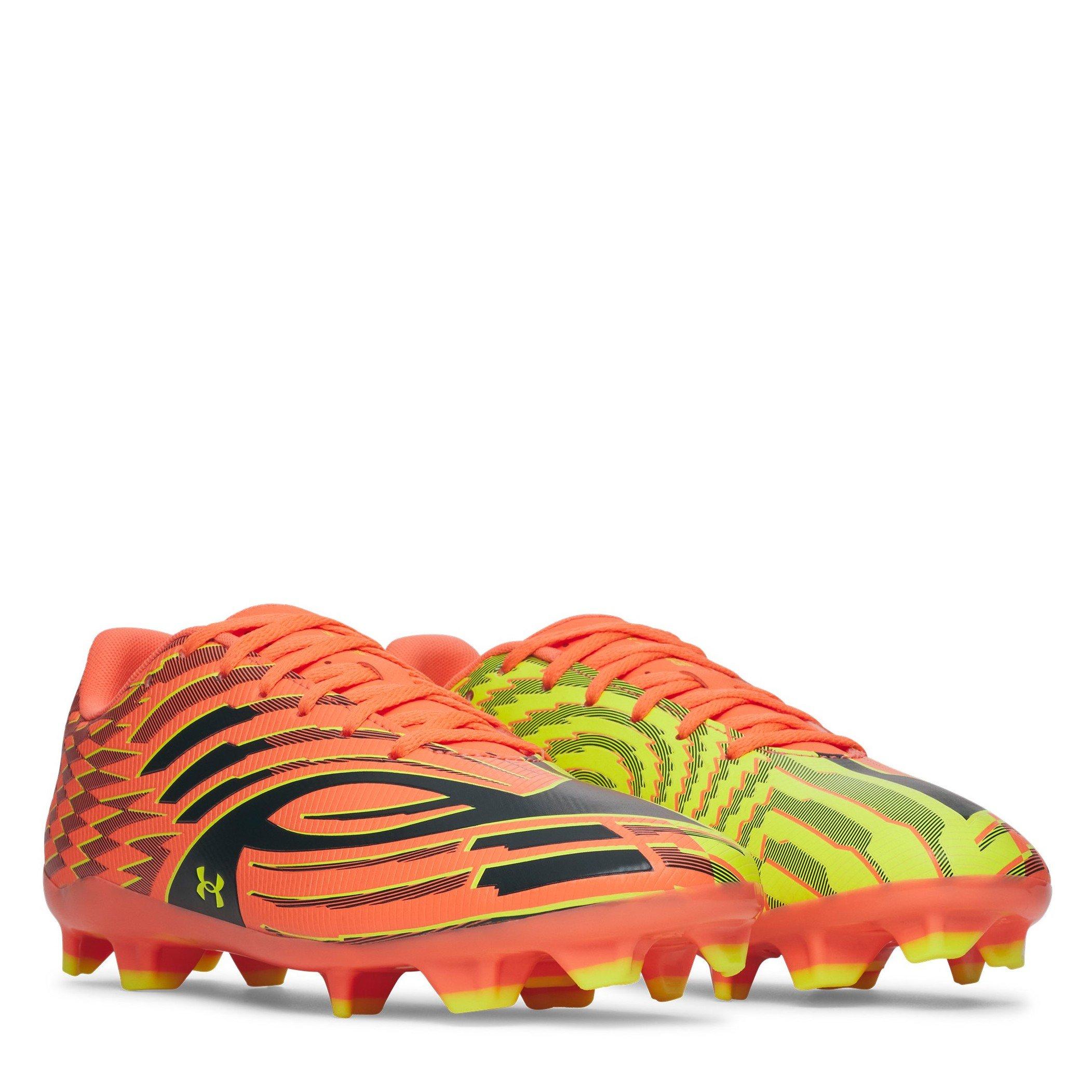 Orange/Black - Under Armour - Mens Under Armour Shadow .3 Firm Ground Football Boots - 5