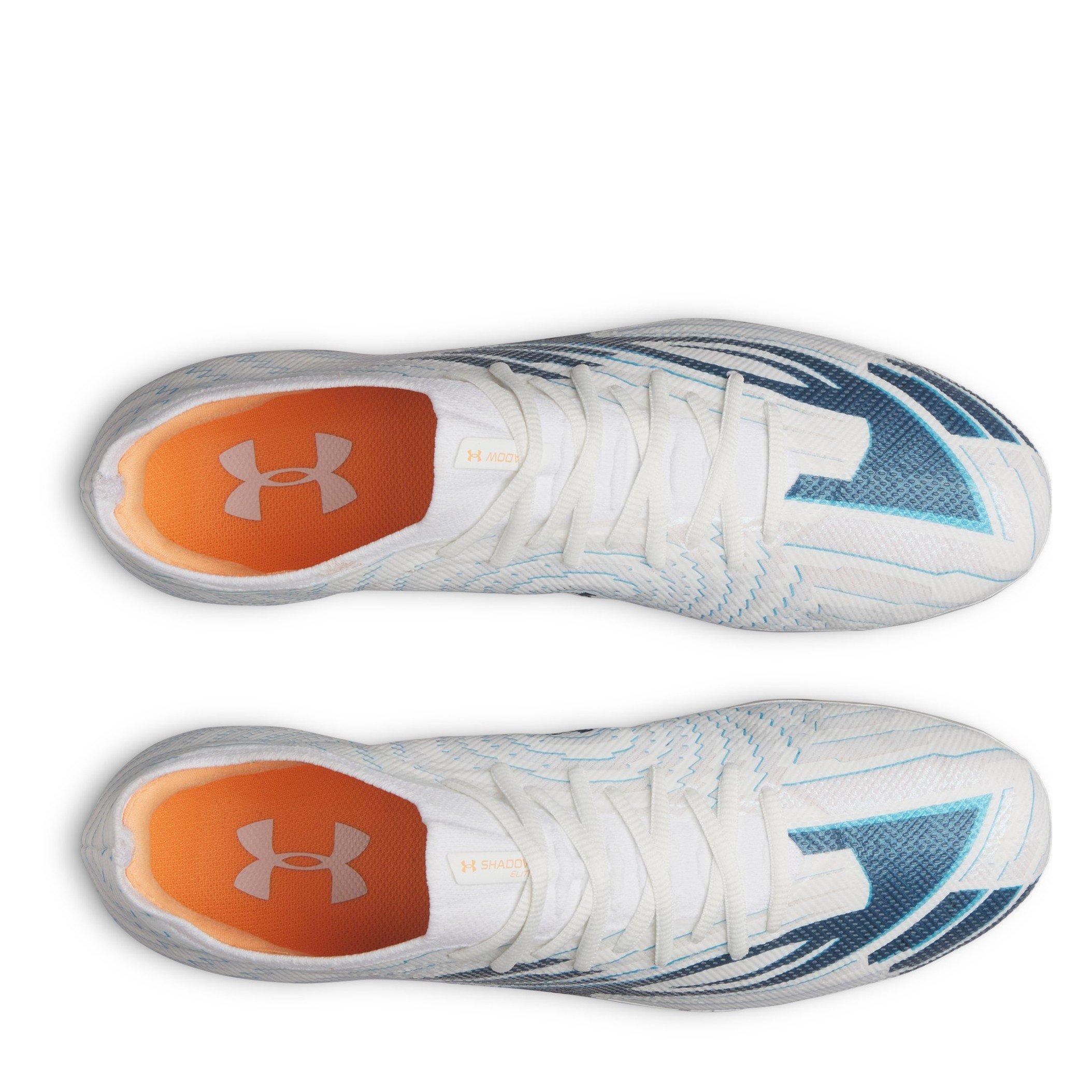 Blue/White - Under Armour - Under Armour Shadow Elite 4 Firmground Match Football Boots - 4