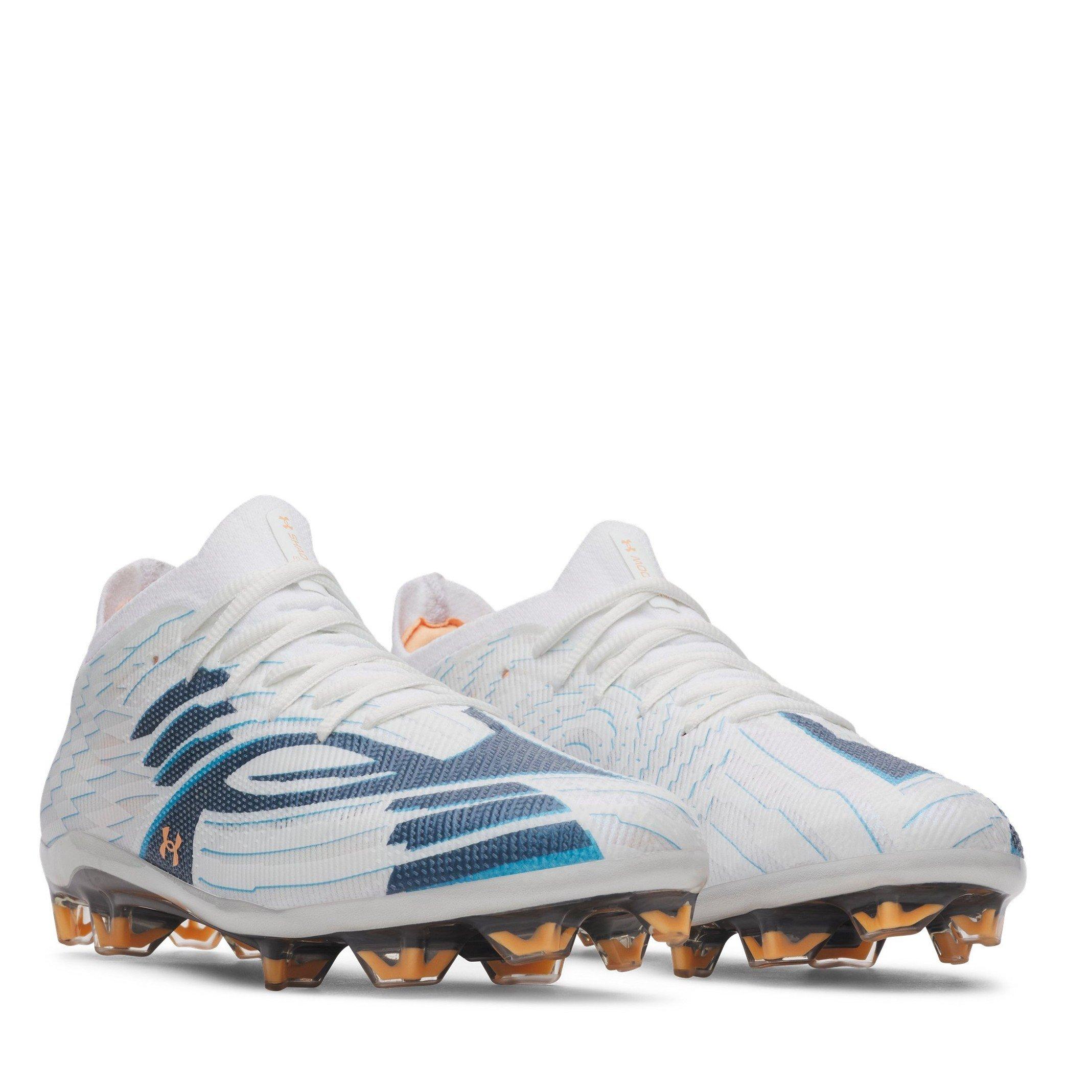 Blue/White - Under Armour - Under Armour Shadow Elite 4 Firmground Match Football Boots - 5