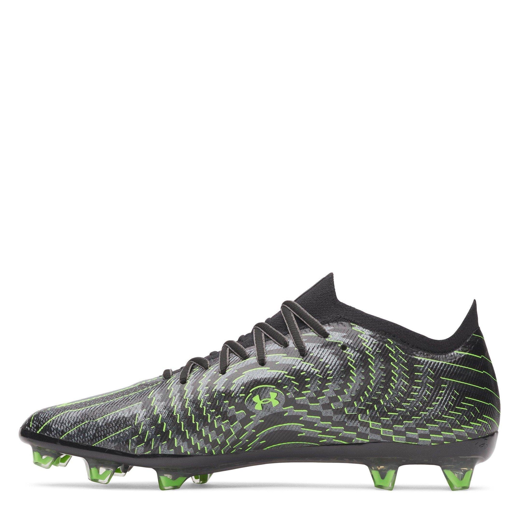Schwarz/Grün - Under Armour - Men's Firm Ground Football Boots - 2