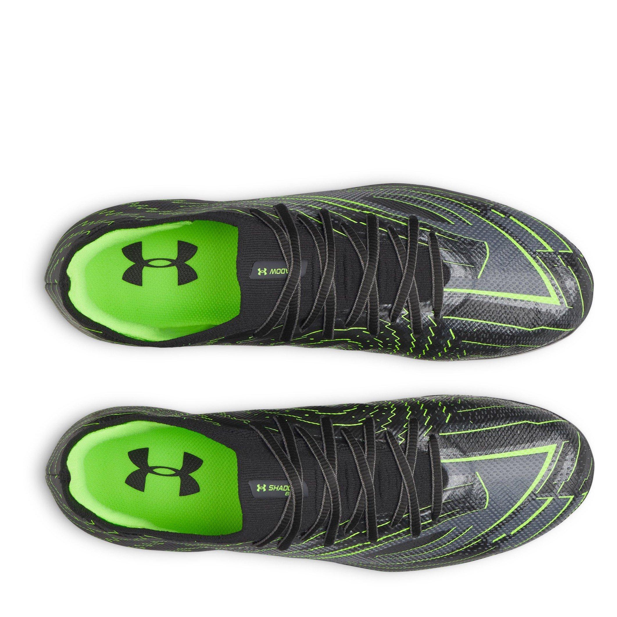 Schwarz/Grün - Under Armour - Men's Firm Ground Football Boots - 4