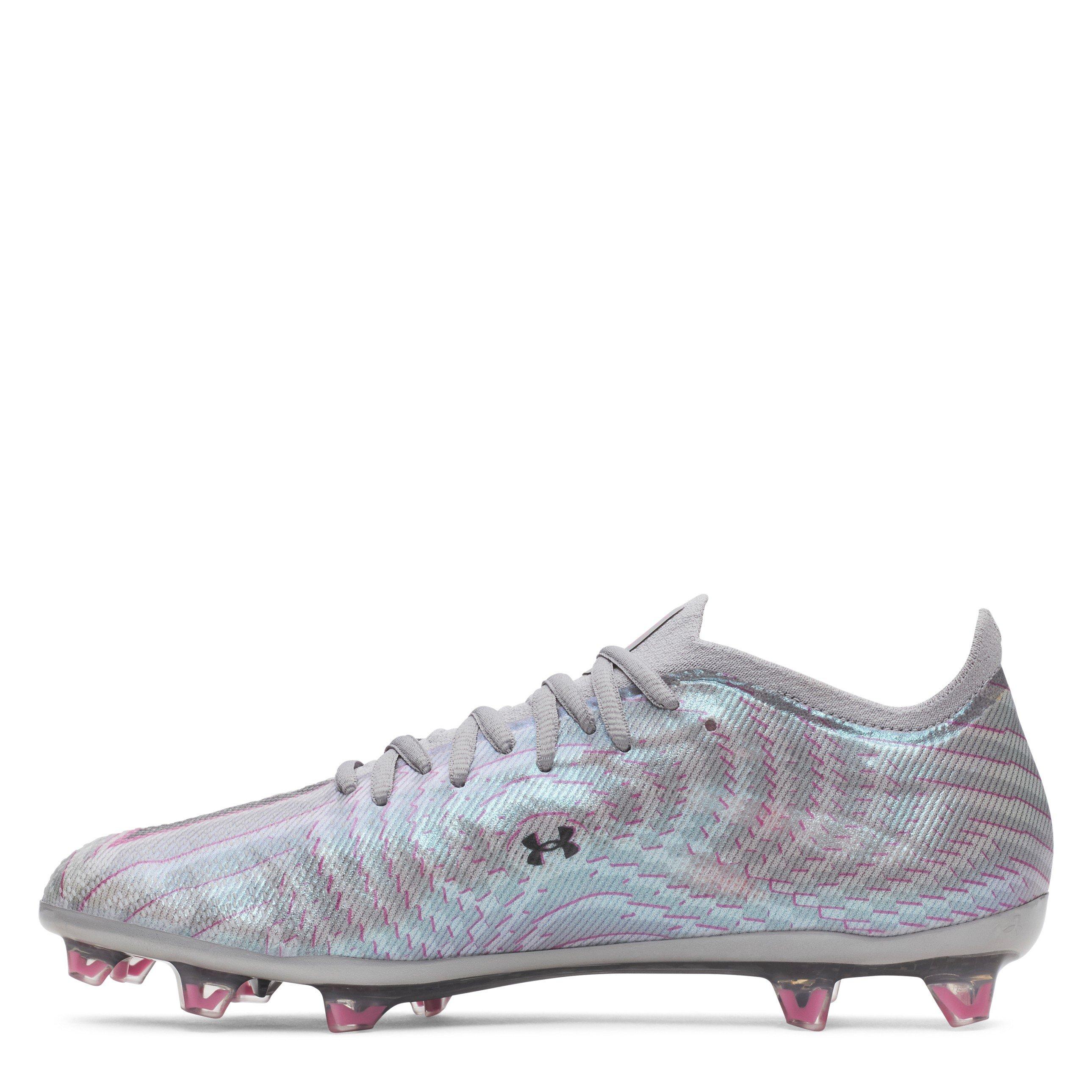 Silver/Black - Under Armour - Under Armour Shadow Elite 4 Firmground Match Football Boots - 2