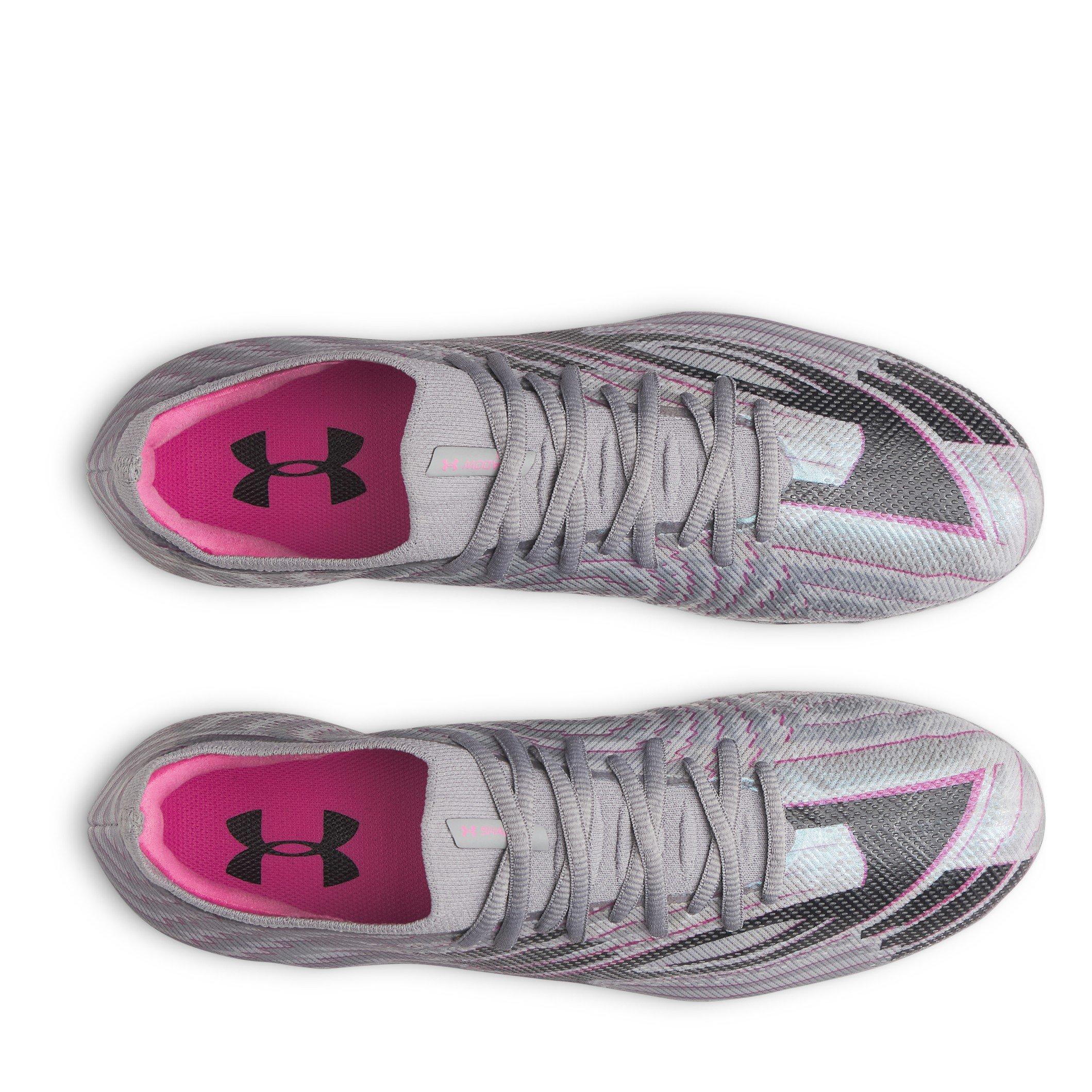Silver/Black - Under Armour - Under Armour Shadow Elite 4 Firmground Match Football Boots - 4