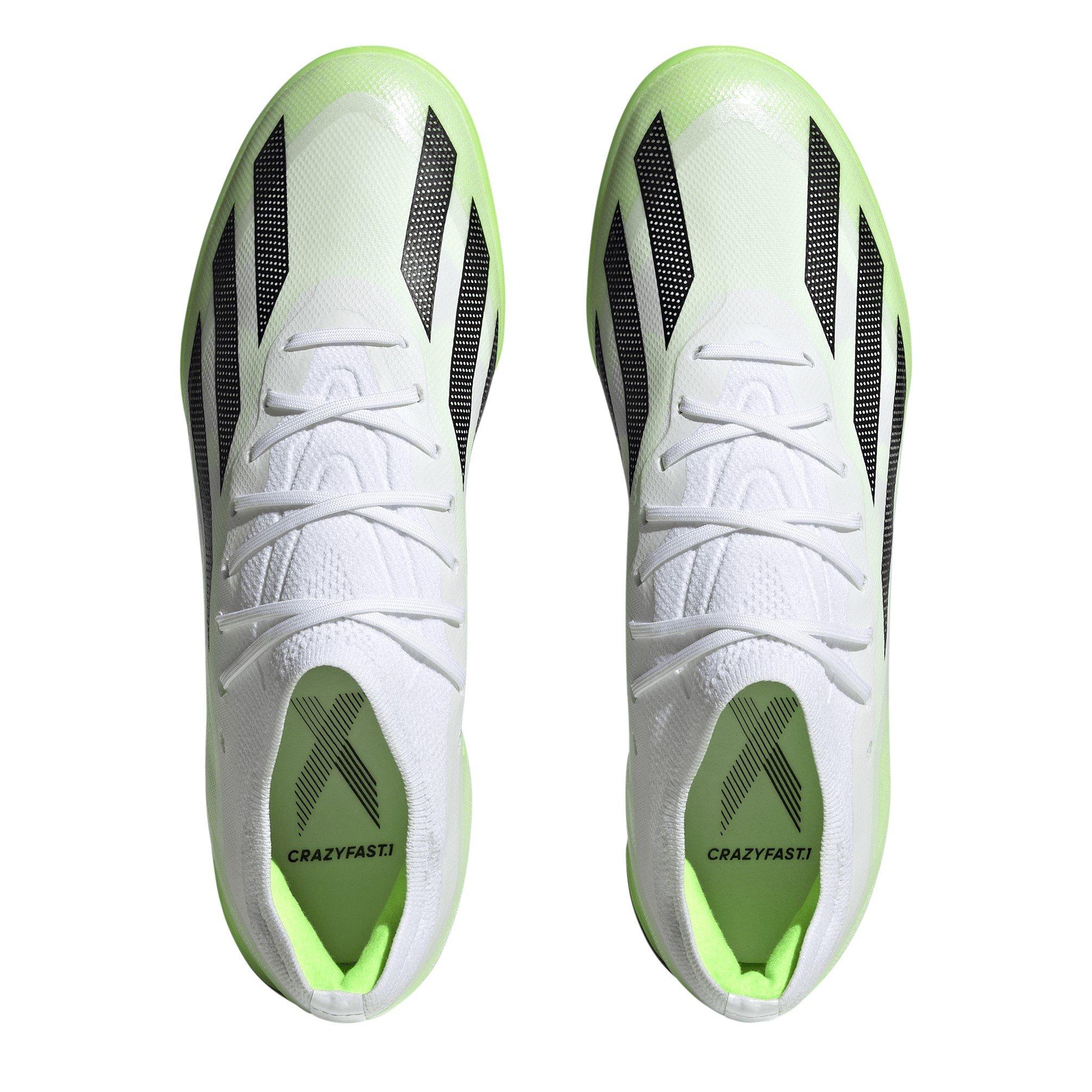 Wht/Blk/Lemon - adidas - Predator 1 Elite Low Firm Ground Football Boots - 5