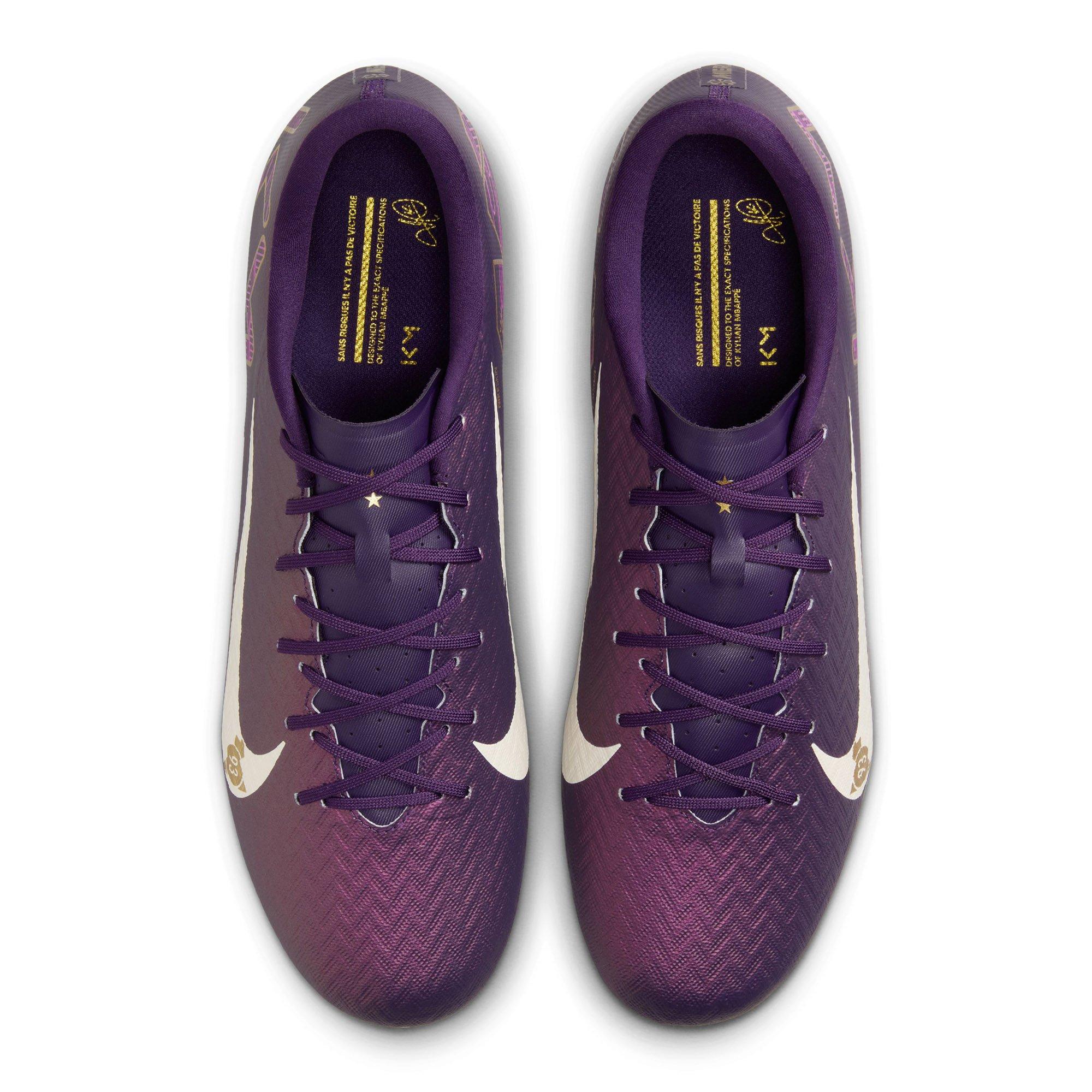 G.Purple/Ivory - Nike - Mercurial Vapor 16 Academy Kylian Mbappe Adults Football Boots - 4