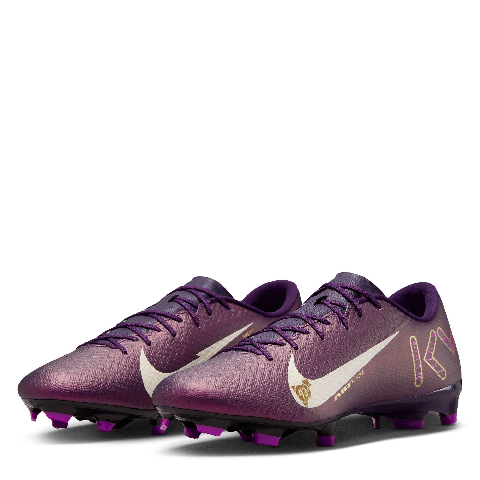 G.Purple/Ivory - Nike - Mercurial Vapor 16 Academy Kylian Mbappe Adults Football Boots - 5