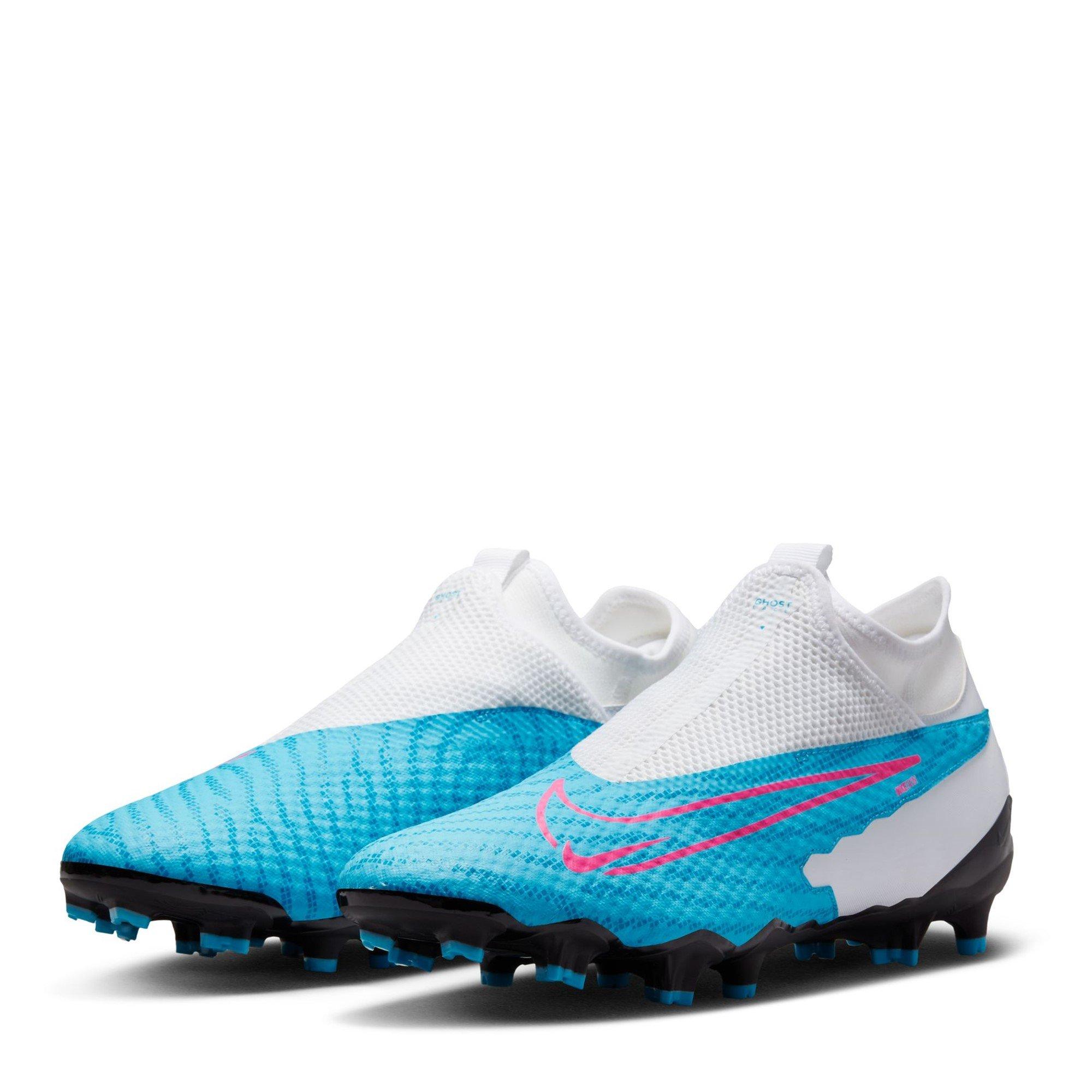 Blauw/Roze - Nike - Phantom Academy Firm Ground Football Boots - 4