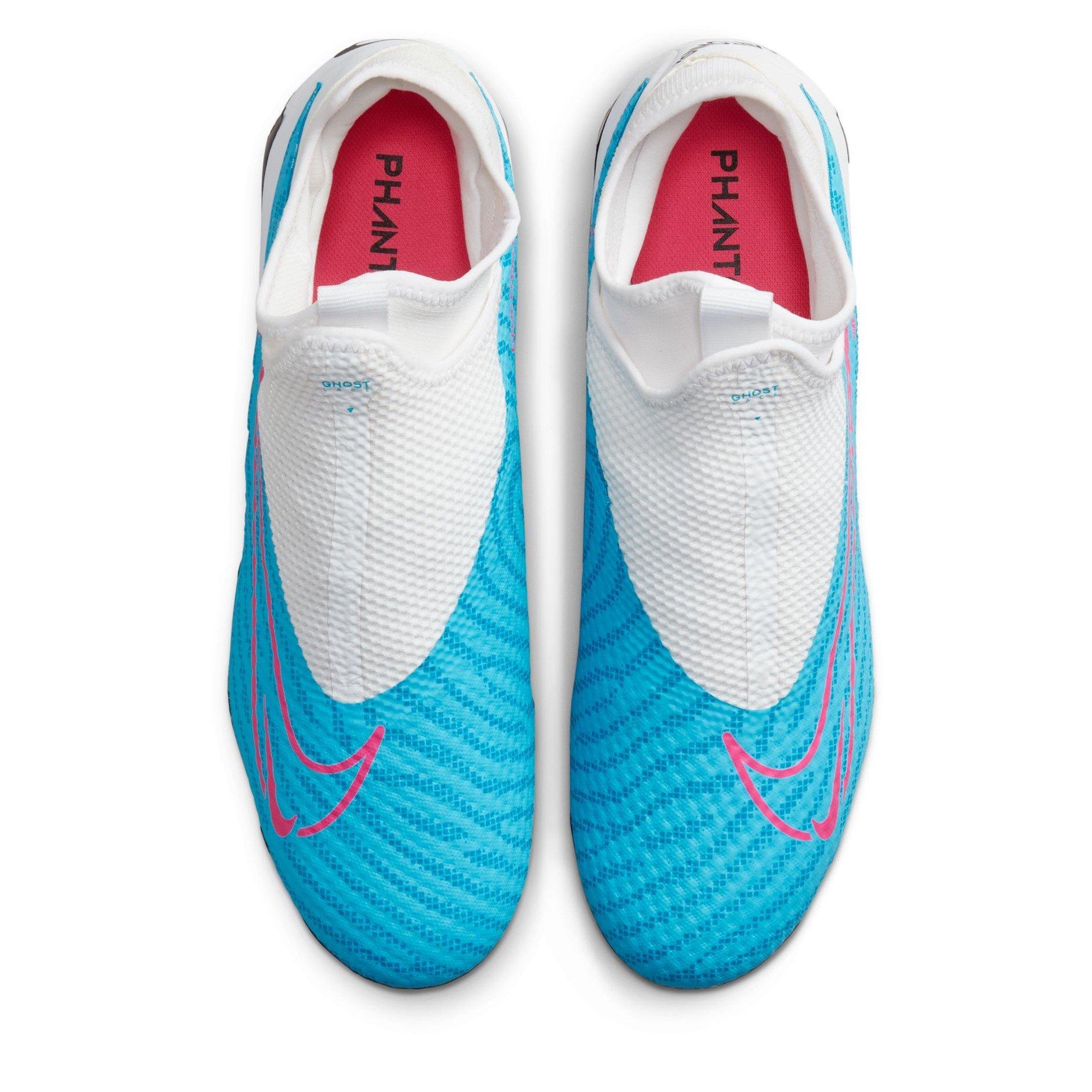 Blauw/Roze - Nike - Phantom Academy Firm Ground Football Boots - 6