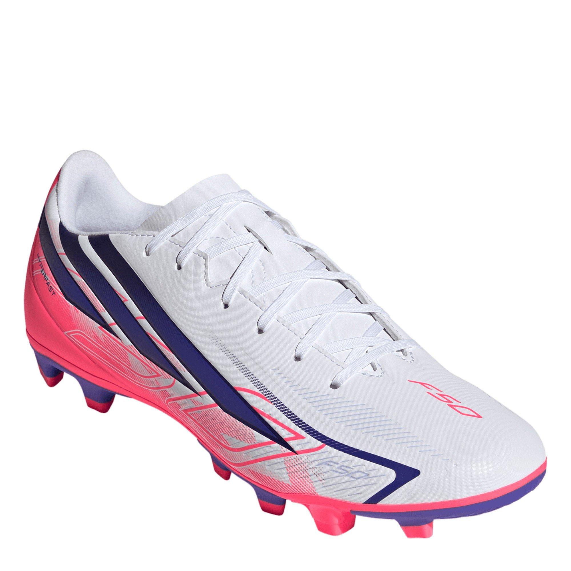 White/Purple - adidas - F50 Hyperfast Club Firm Ground Boots - 3