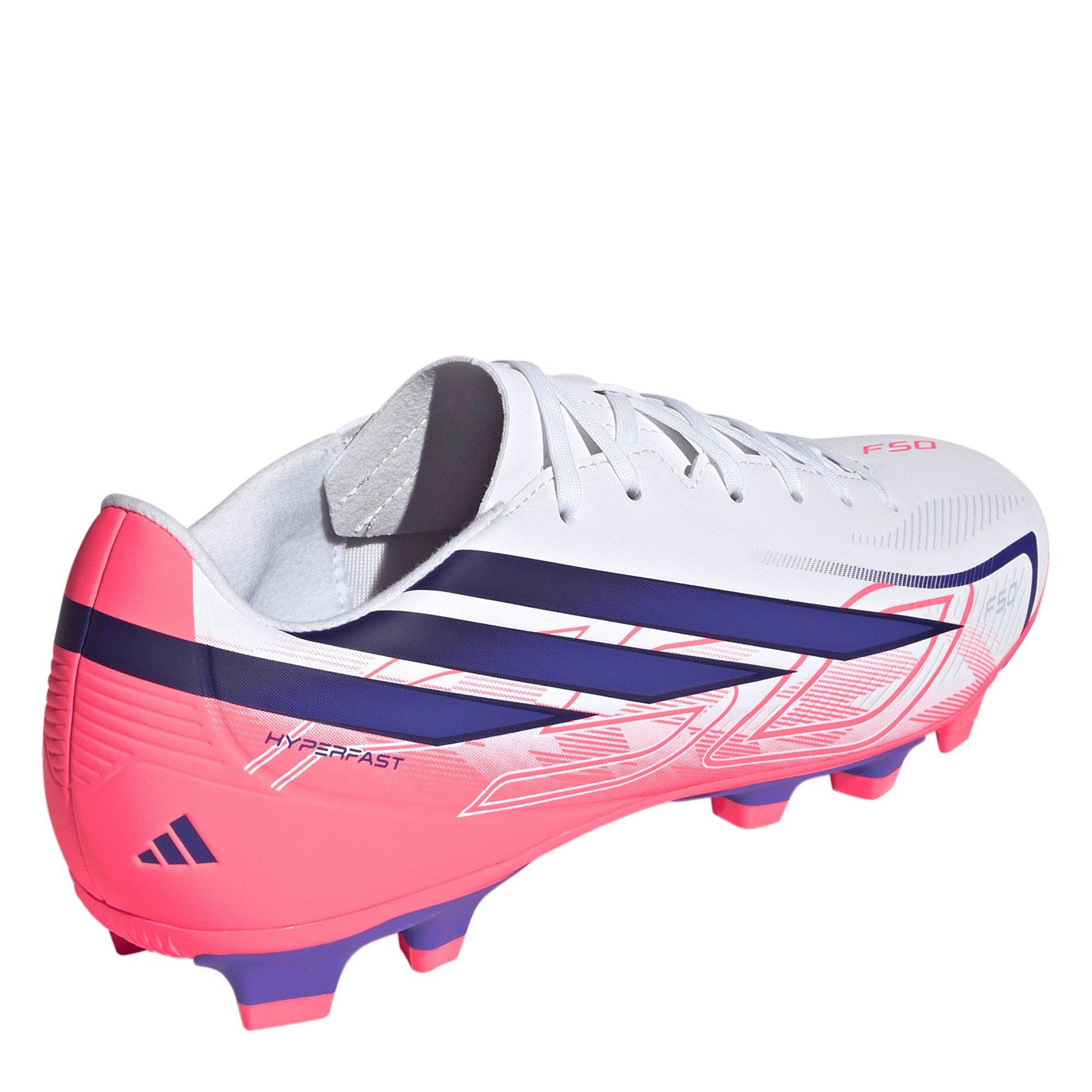 White/Purple - adidas - F50 Hyperfast Club Firm Ground Boots - 4
