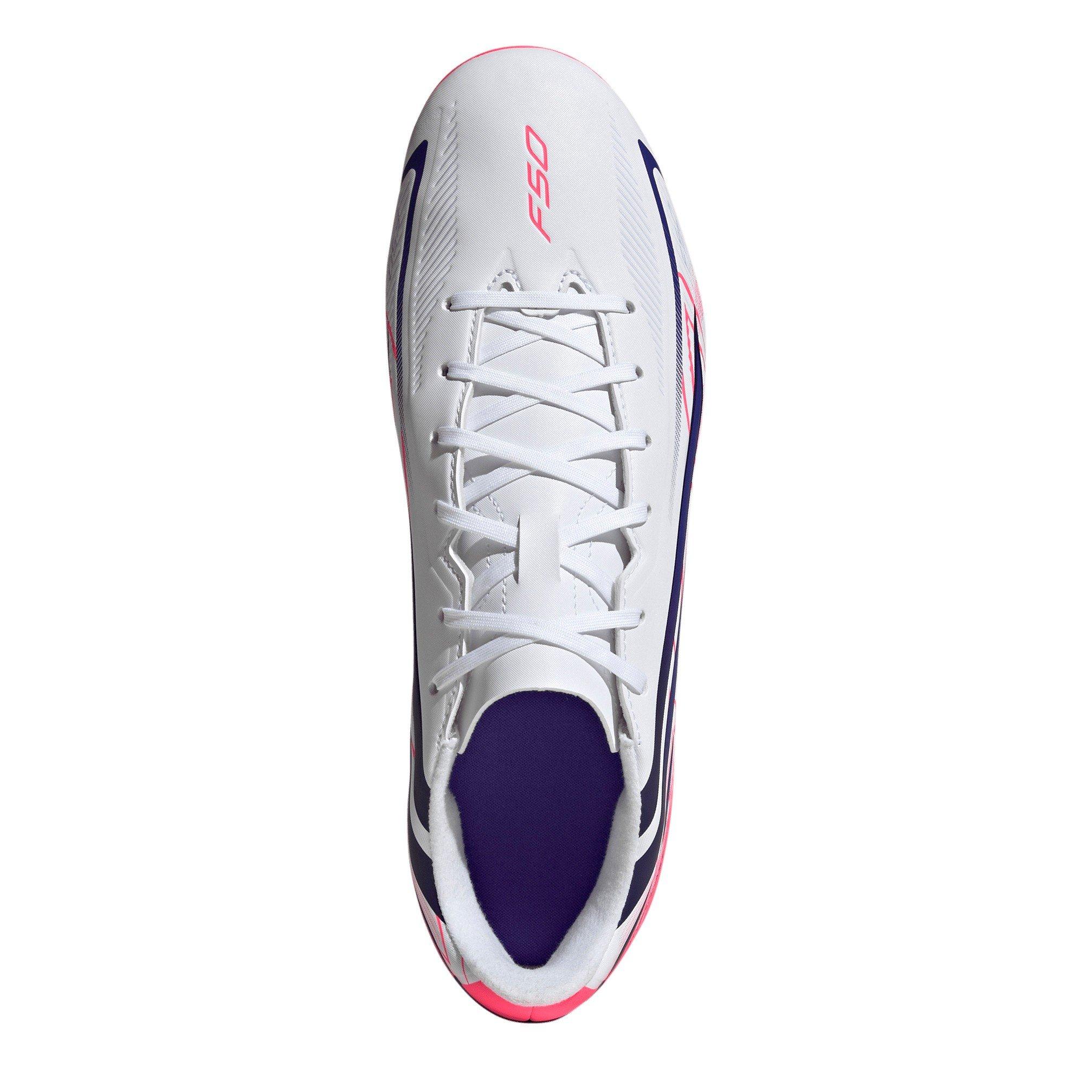 White/Purple - adidas - F50 Hyperfast Club Firm Ground Boots - 5