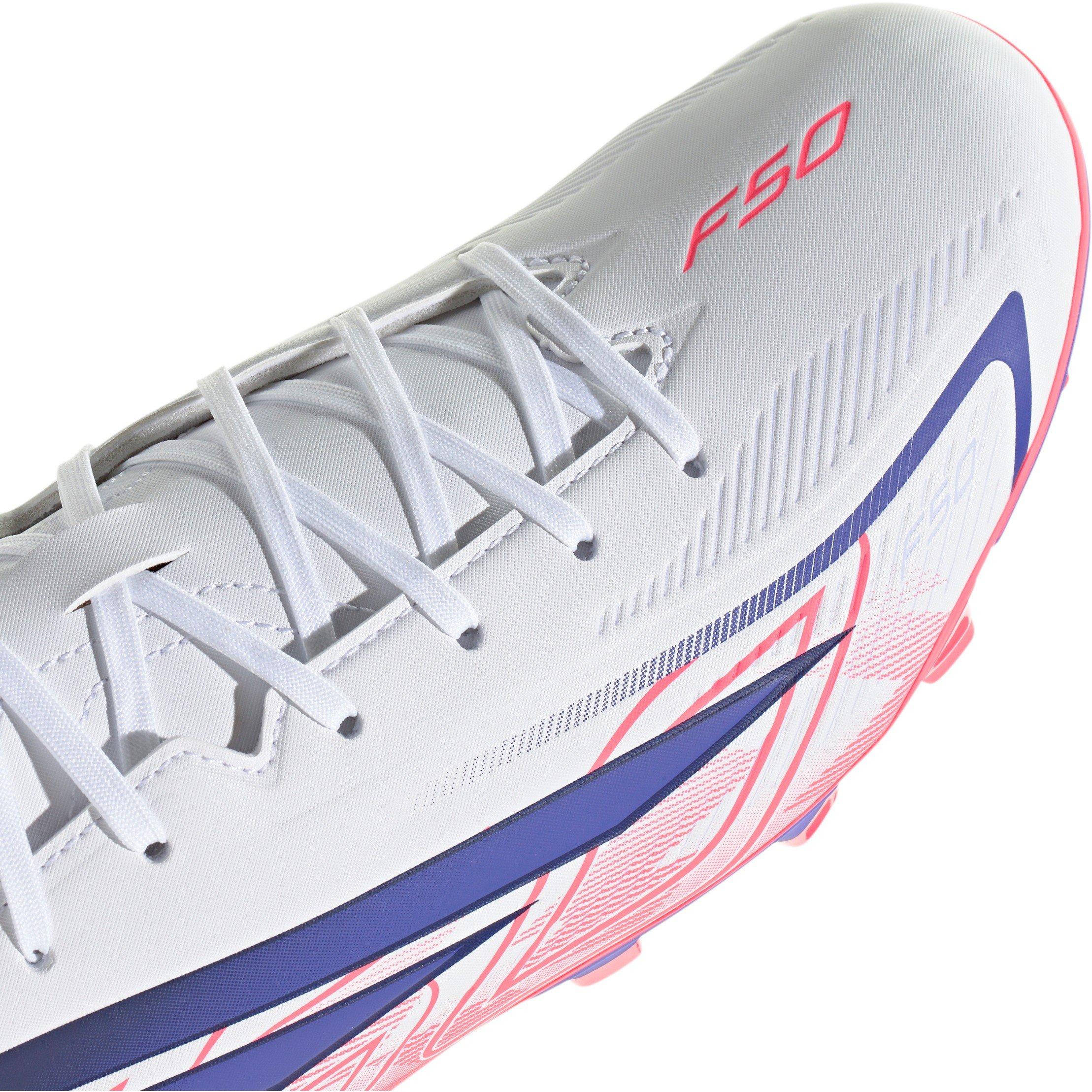 White/Purple - adidas - F50 Hyperfast Club Firm Ground Boots - 8