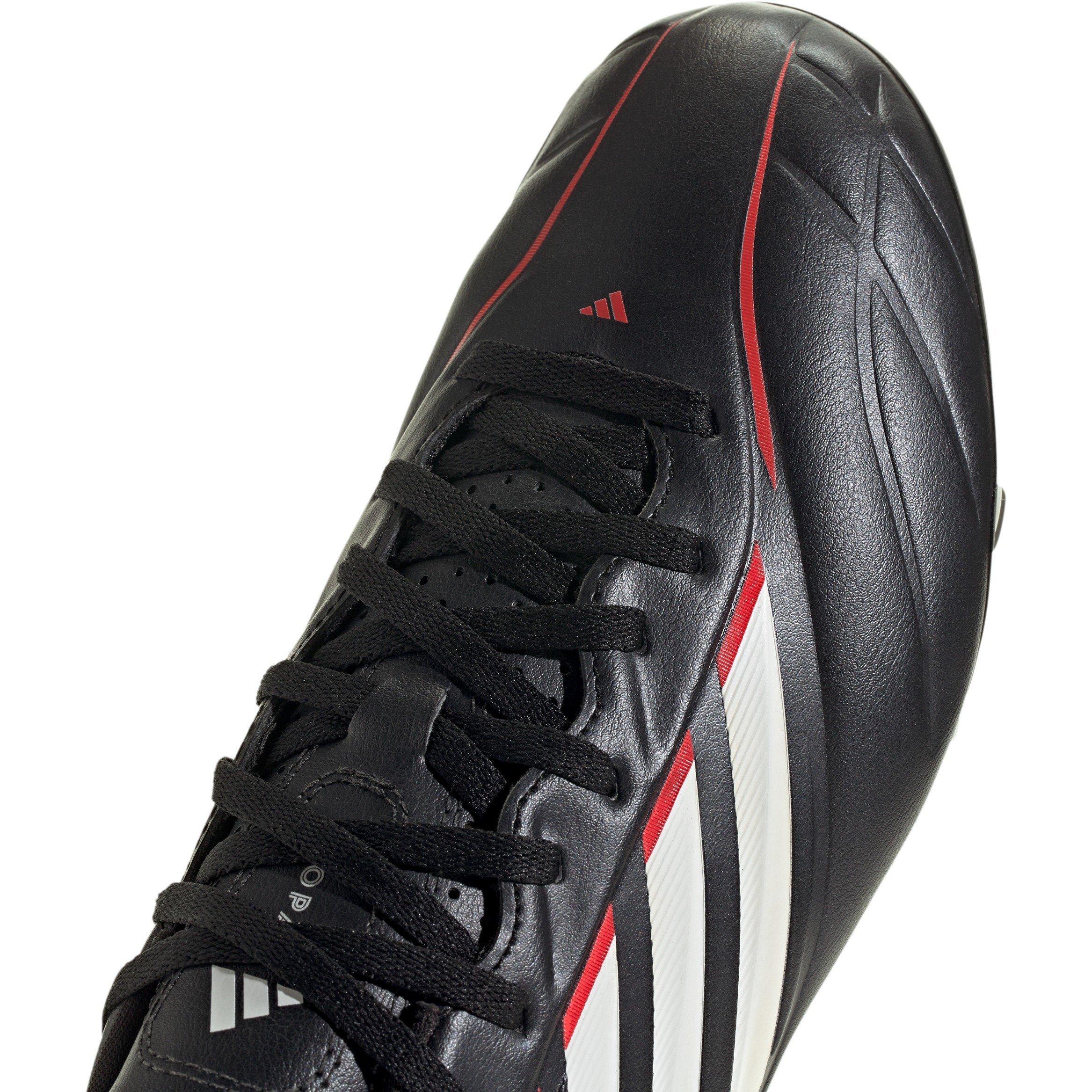 Black/Red - adidas - Adults Copa Pure IV Club Firm Ground Football Boots - 7