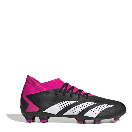 CBlk/Wht/Pink 2 - adidas - Predator Accuracy 3 Firm Ground Football Boots - 1