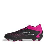 CBlk/Wht/Pink 2 - adidas - Predator Accuracy 3 Firm Ground Football Boots - 2
