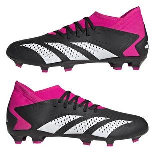 CBlk/Wht/Pink 2 - adidas - Predator Accuracy 3 Firm Ground Football Boots - 10