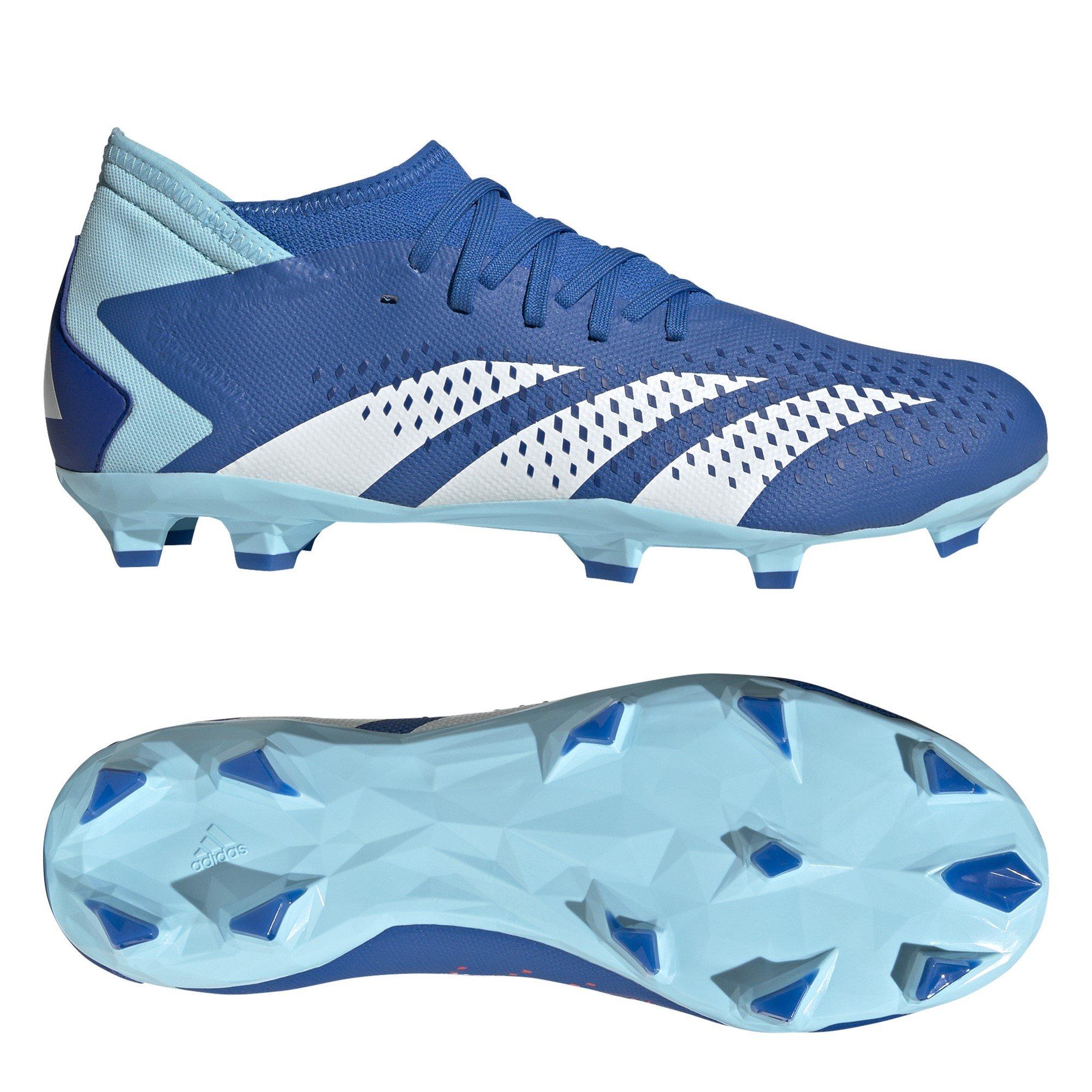 B.Royal/Wht/Blu - adidas - Predator Accuracy.3  Firm Ground Football Boots - 10