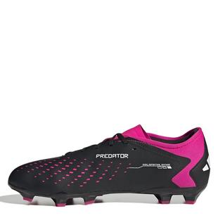 CBlk/Wht/Pink 2 - adidas - Predator Accuracy 3 Low Firm Ground Football Boots - 2