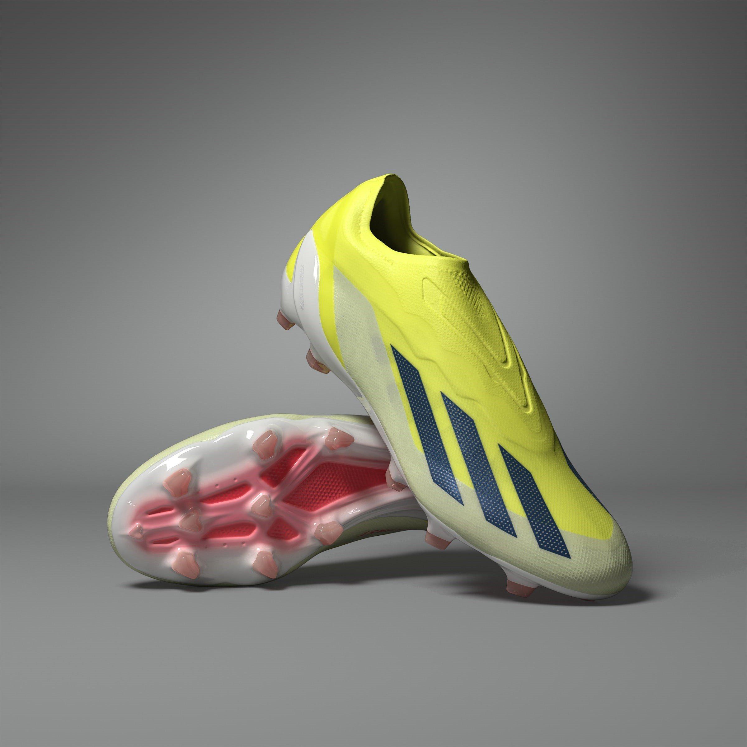 Team Solar Yell - adidas - x Crazyfast Elite Laceless Firm Ground Football Boots - 10