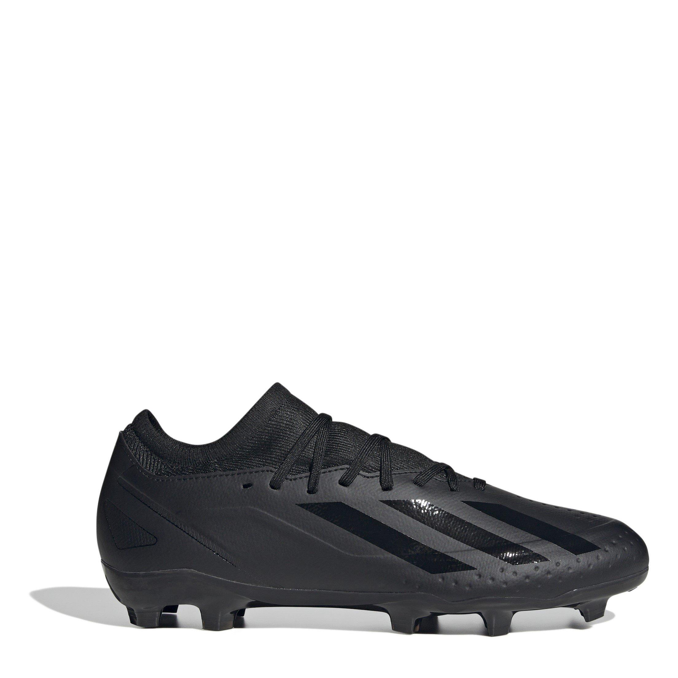 Black/Black - adidas - X Crazyfast League Firm Ground Football Boots - 1