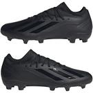 Schwarz/Schwarz - adidas - X Crazyfast League Firm Ground Football Boots - 9