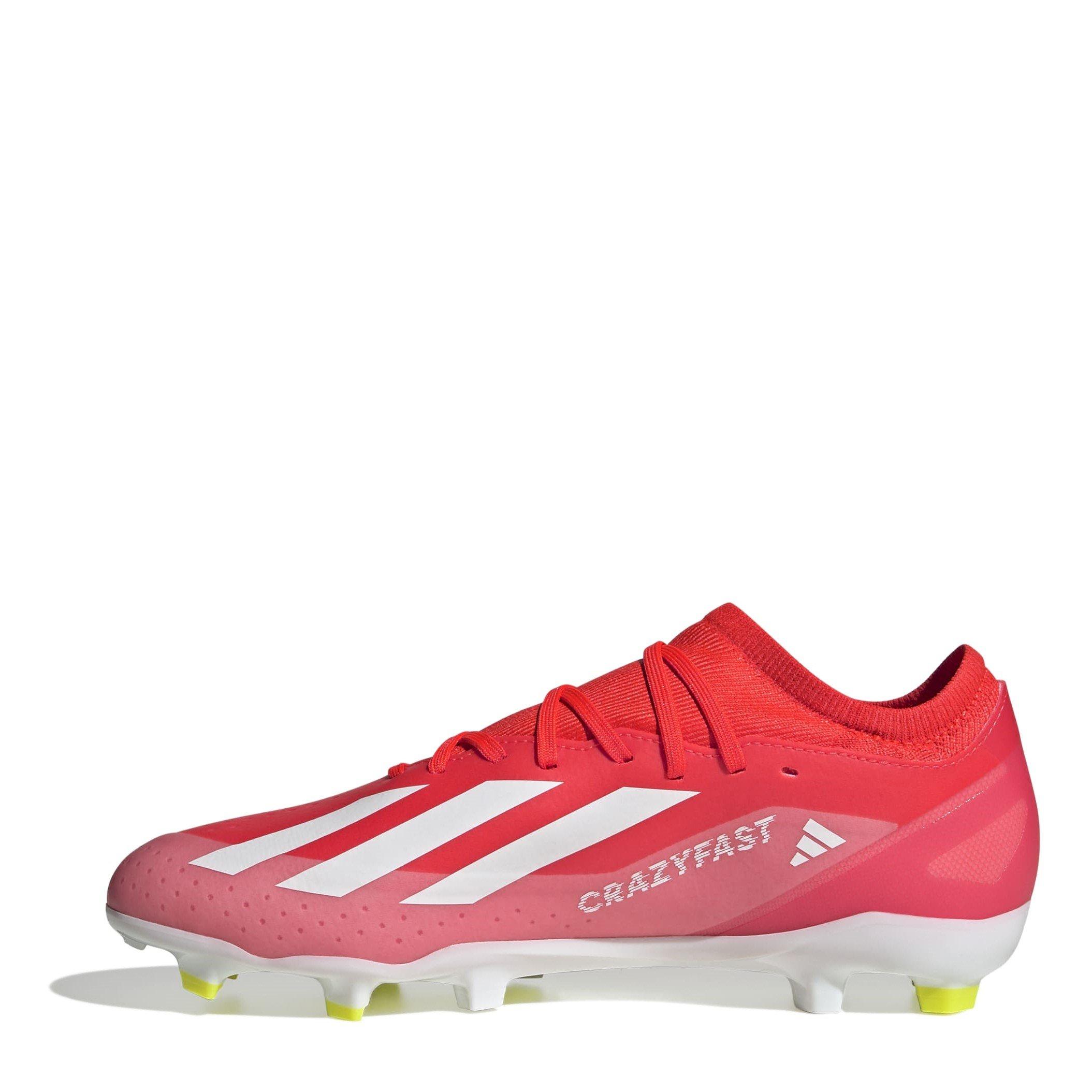 Rood/Wit/Geel - adidas - X Crazyfast League Firm Ground Football Boots - 2