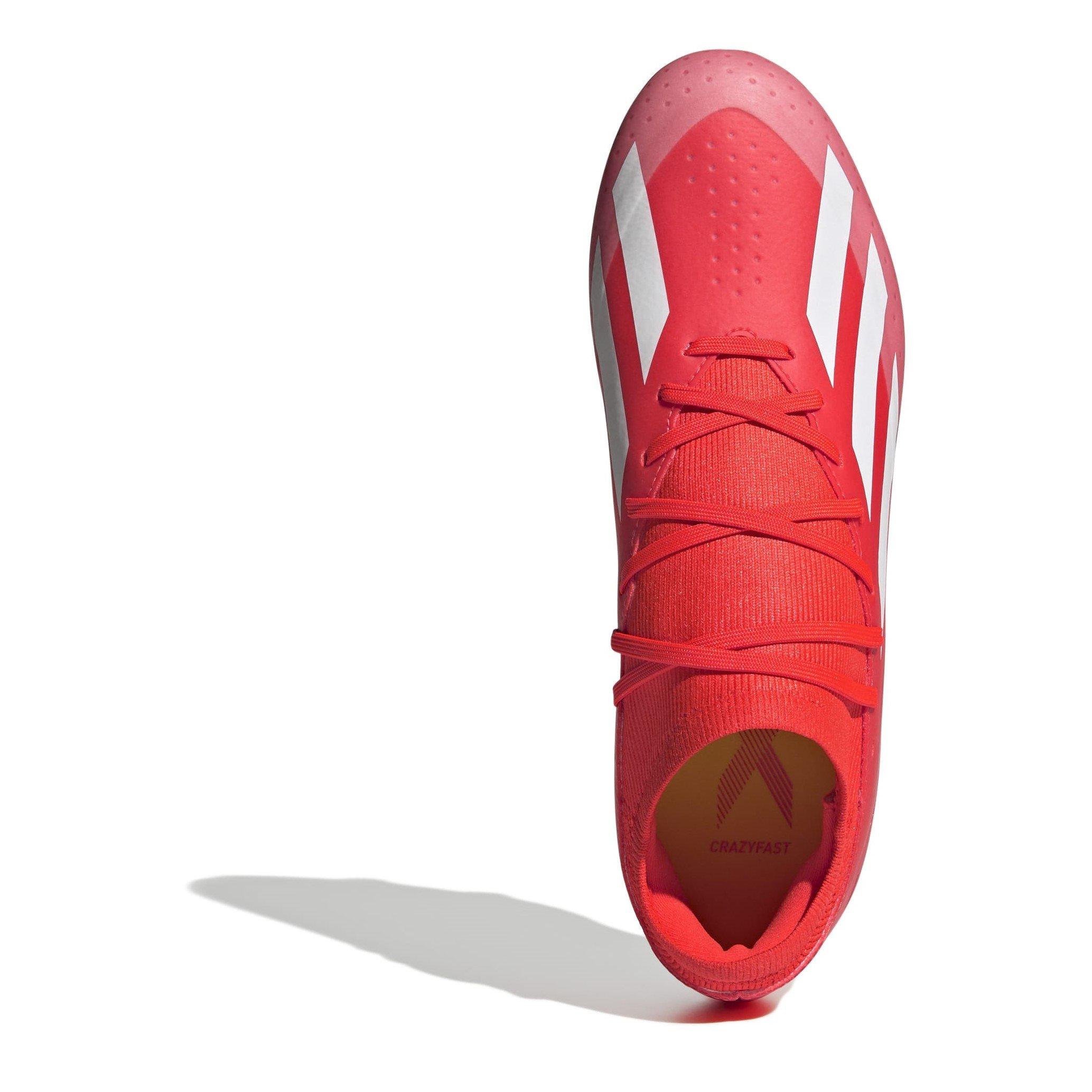 Rood/Wit/Geel - adidas - X Crazyfast League Firm Ground Football Boots - 5