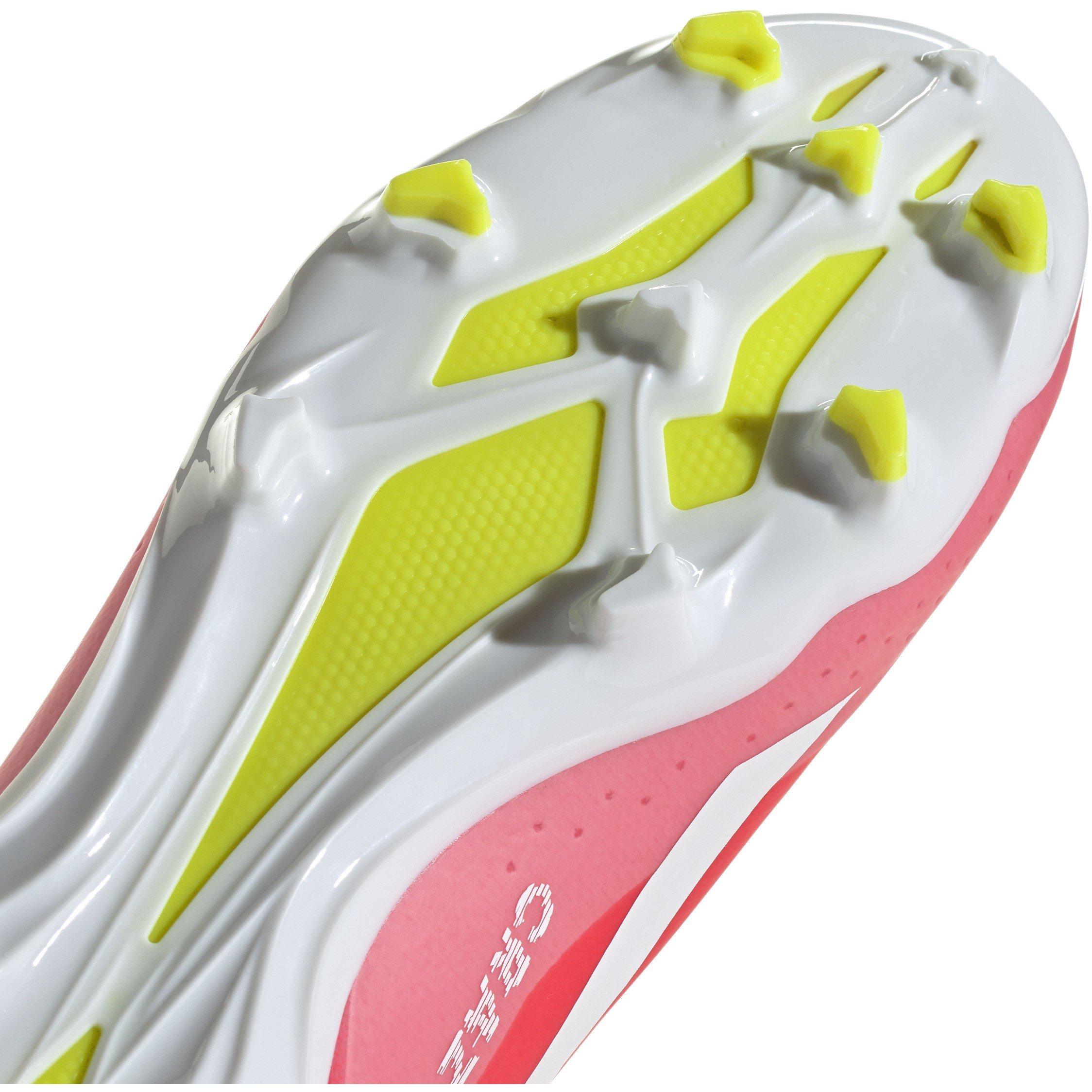 Rood/Wit/Geel - adidas - X Crazyfast League Firm Ground Football Boots - 8