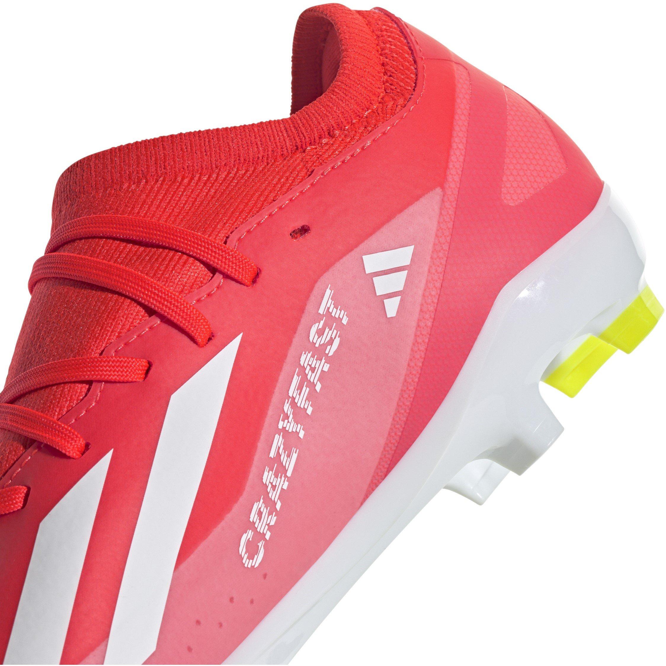 Rood/Wit/Geel - adidas - X Crazyfast League Firm Ground Football Boots - 9