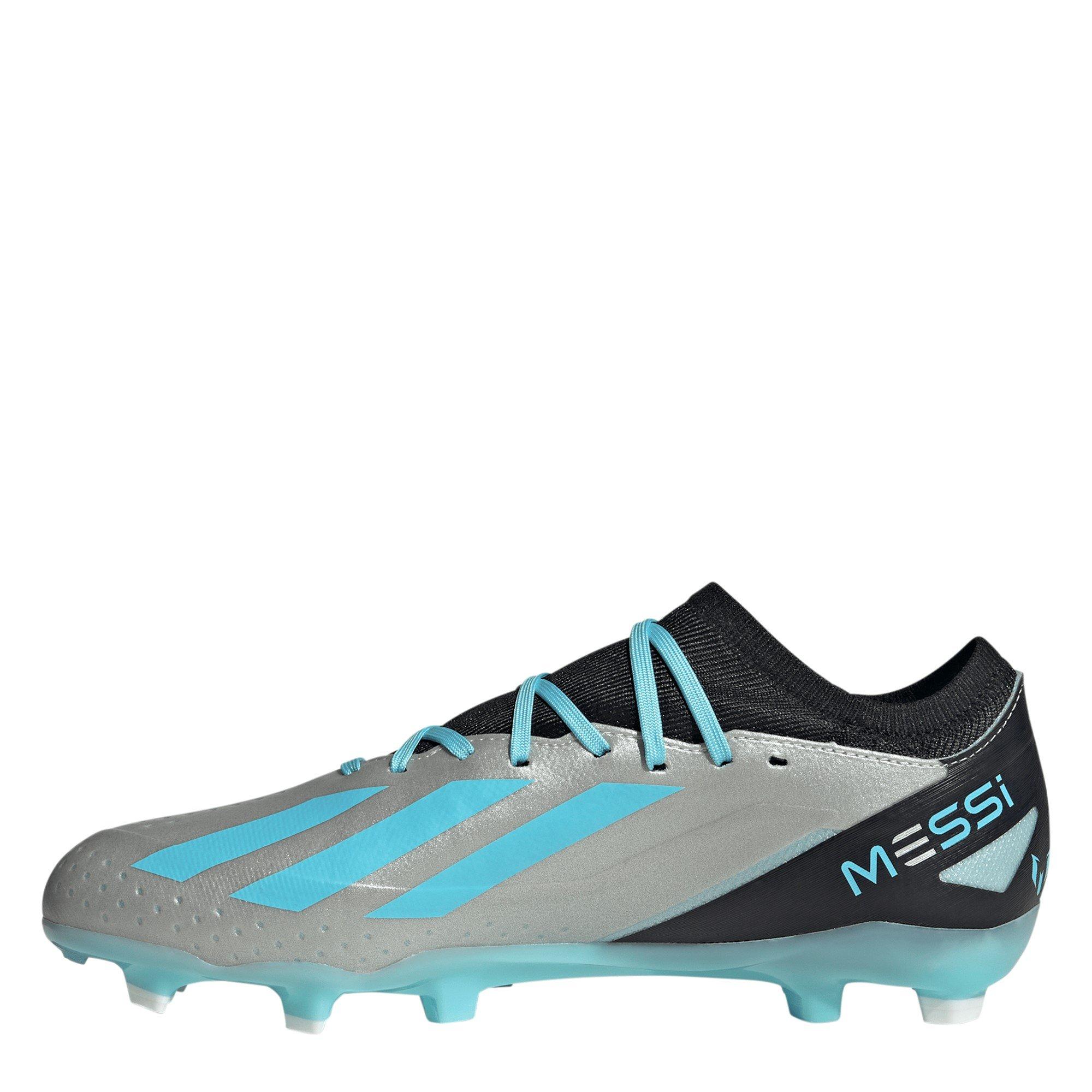 Silver/Blue/Blk - adidas - X Crazyfast League Firm Ground Football Boots - 2