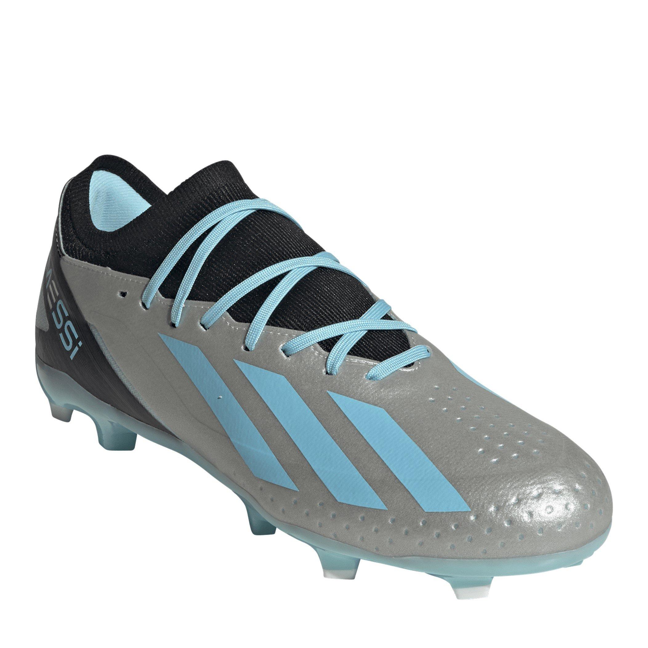 Silver/Blue/Blk - adidas - X Crazyfast League Firm Ground Football Boots - 4