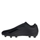 Negro/Negro - adidas - X Crazyfast League Laceless Firm Ground Football Boots - 2