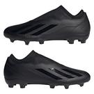 Negro/Negro - adidas - X Crazyfast League Laceless Firm Ground Football Boots - 9
