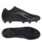Negro/Negro - adidas - X Crazyfast League Laceless Firm Ground Football Boots - 10