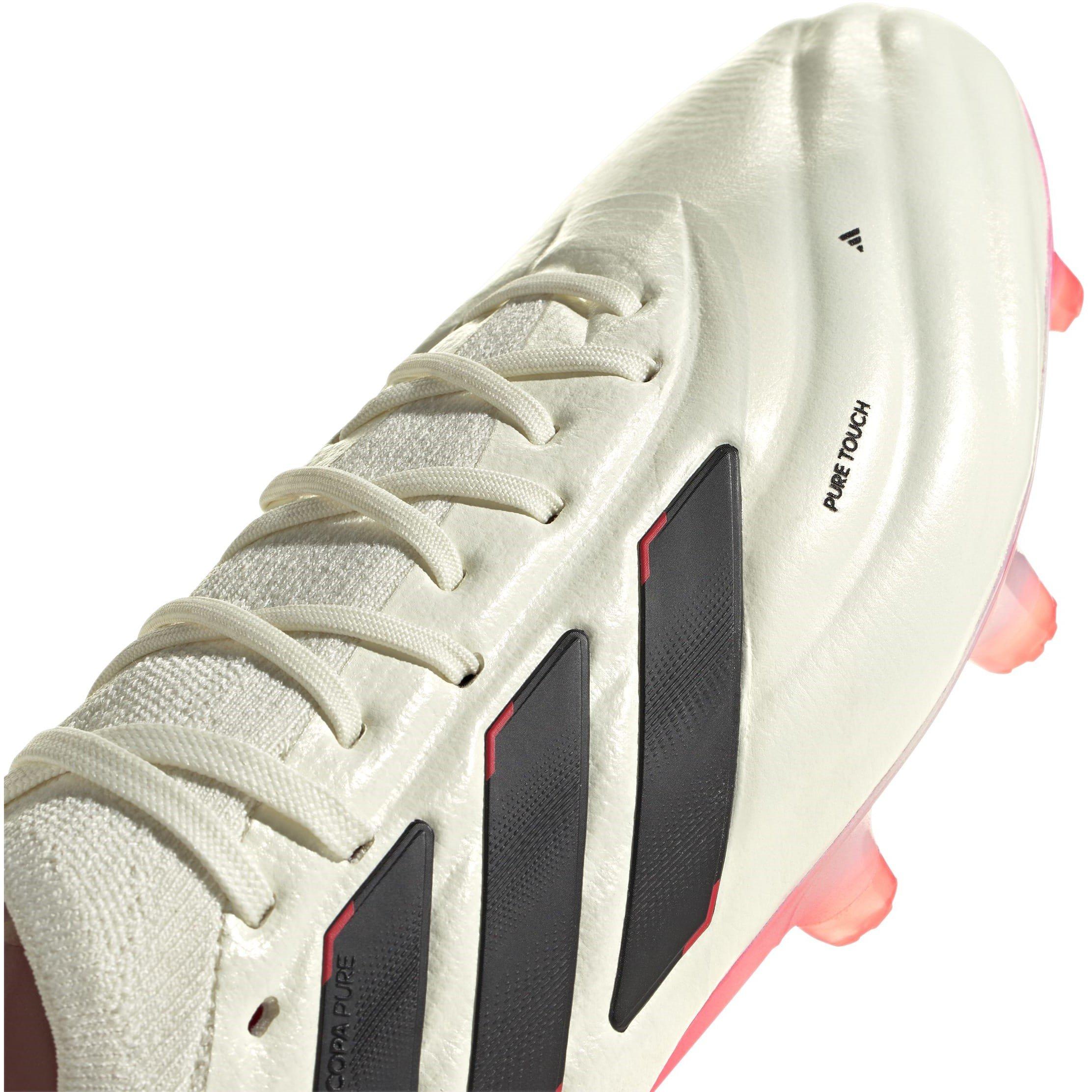 Weiß/Schwarz/Rot - adidas - Copa Pure II+ Firm Ground Football Boots - 8