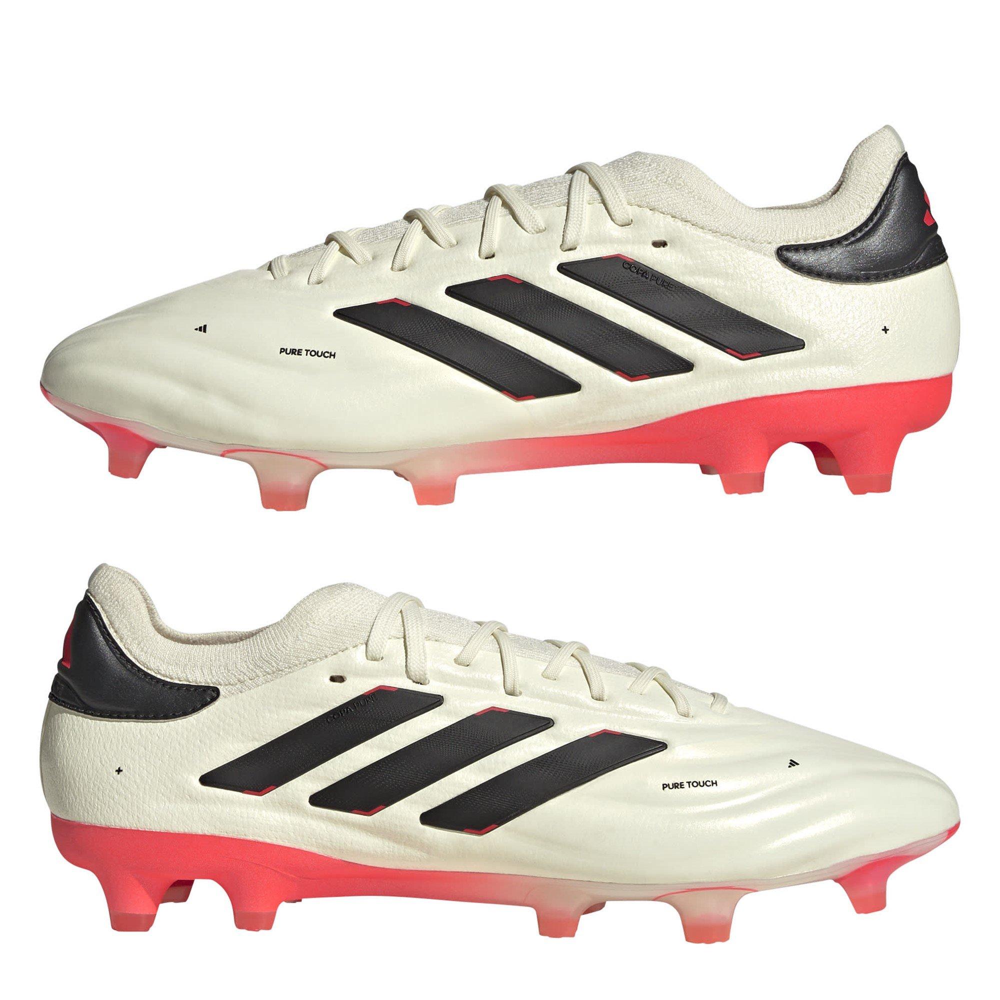 Weiß/Schwarz/Rot - adidas - Copa Pure II+ Firm Ground Football Boots - 9
