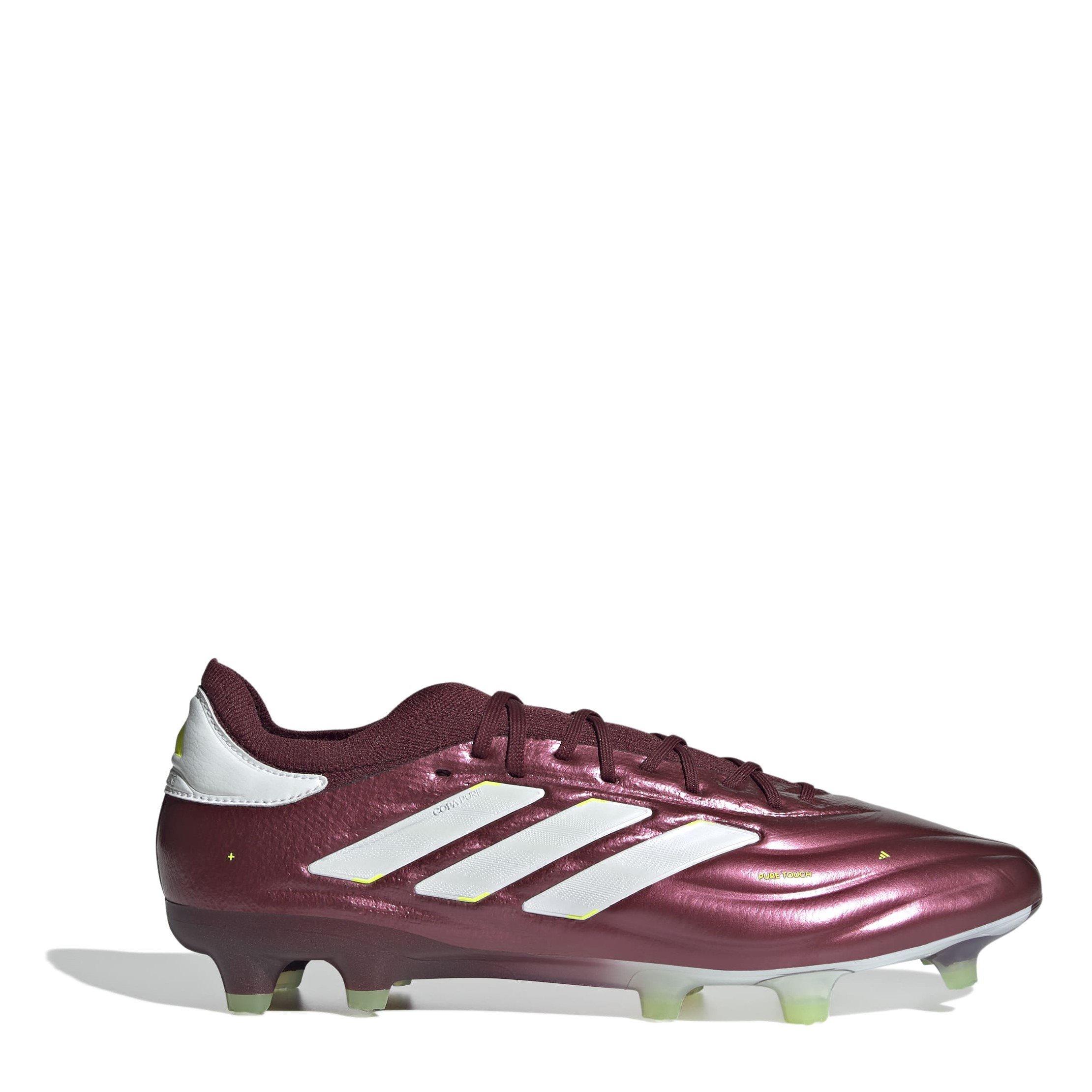 Adidas Men's Copa Pure Ii+ Firm Ground Football Boots - Red/Wht/Yellow - 7 (40.7)