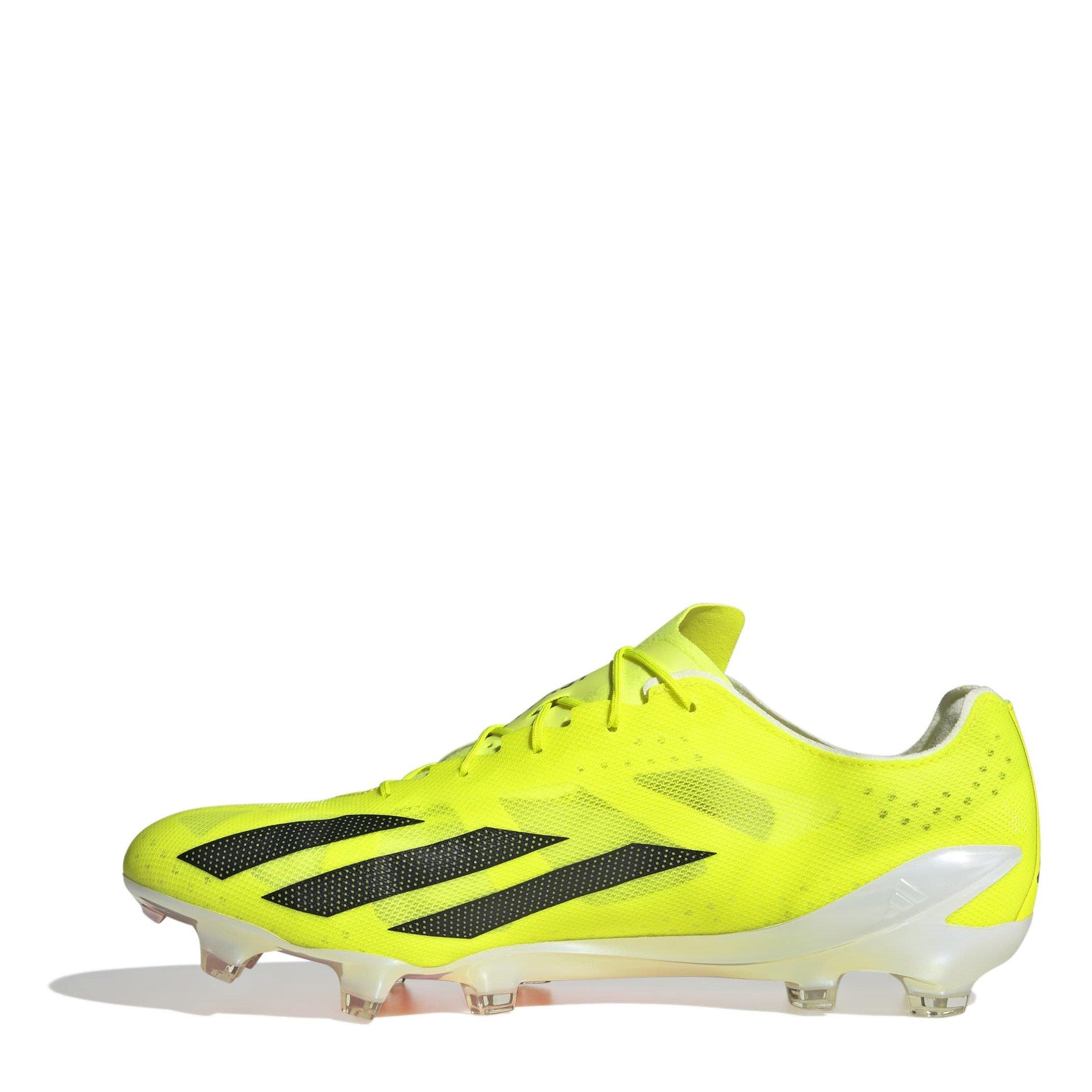 Gelb/Schwarz/Weiß - adidas - x Crazyfast+ Firm Ground Football Boots - 2