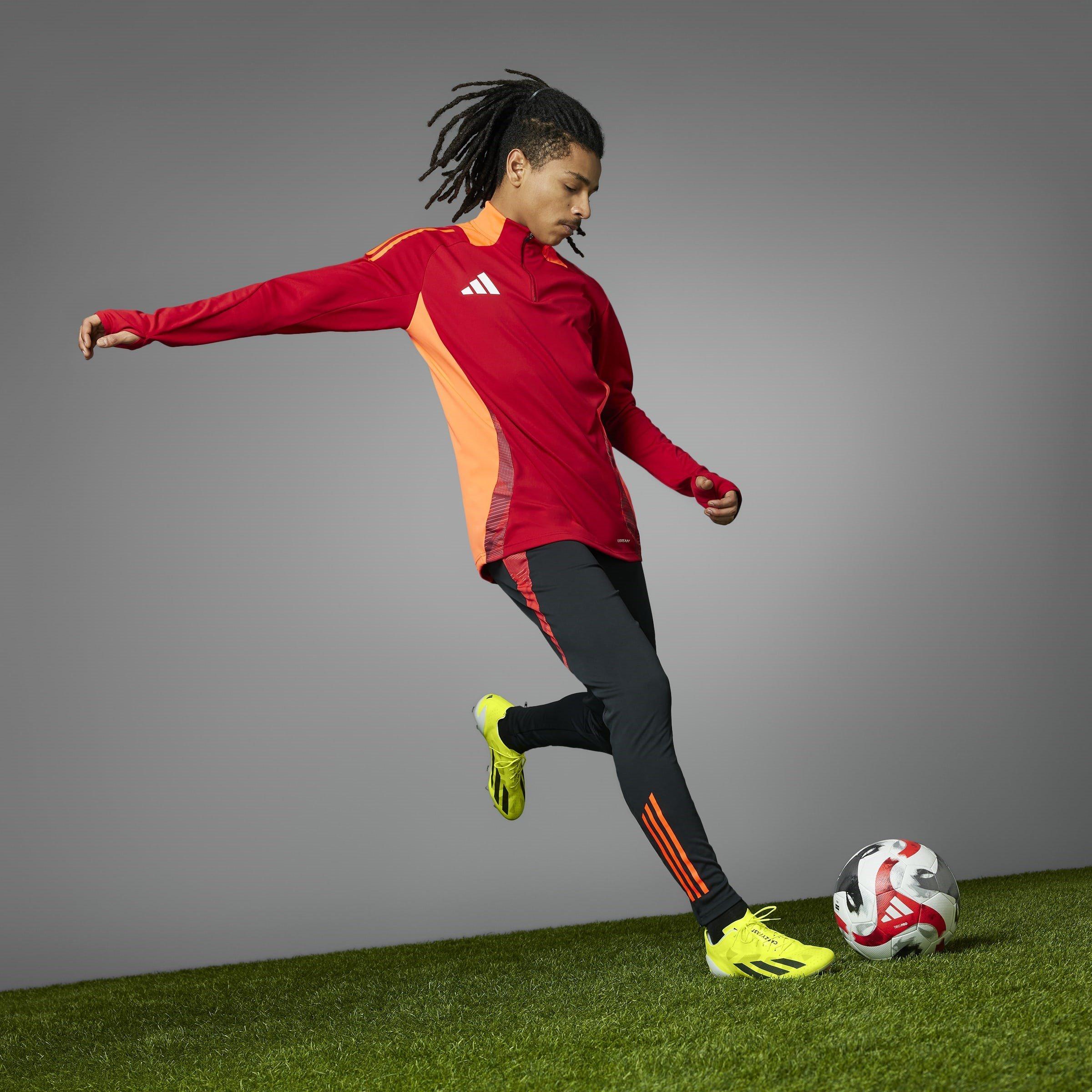 Gelb/Schwarz/Weiß - adidas - x Crazyfast+ Firm Ground Football Boots - 14