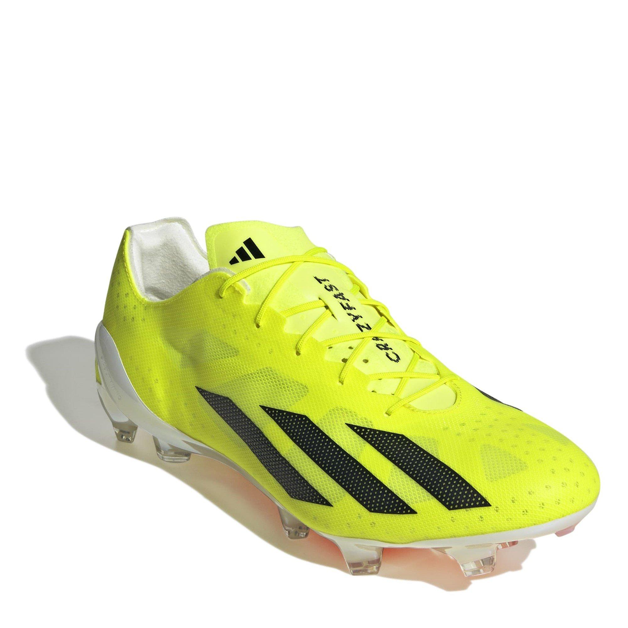 Gelb/Schwarz/Weiß - adidas - x Crazyfast+ Firm Ground Football Boots - 3