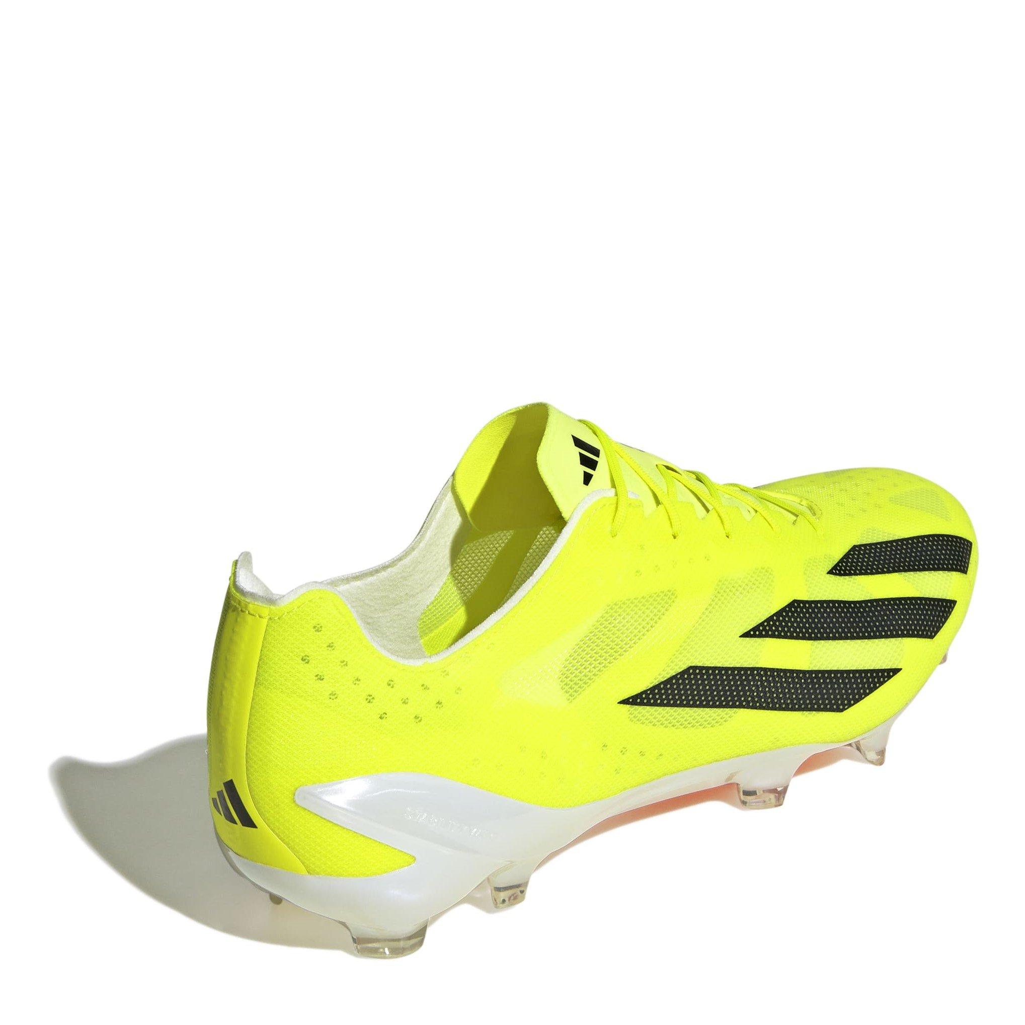 Gelb/Schwarz/Weiß - adidas - x Crazyfast+ Firm Ground Football Boots - 4