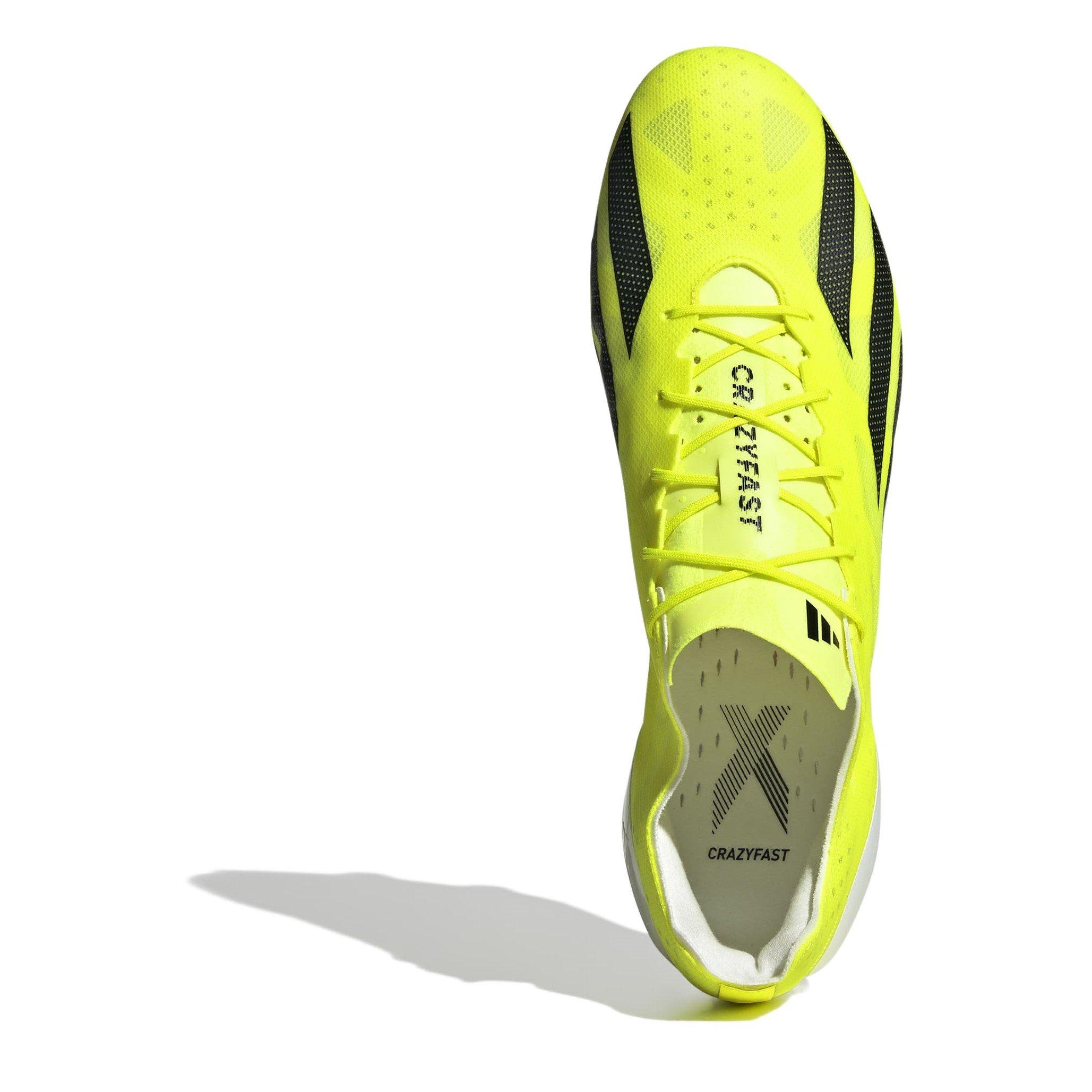 Gelb/Schwarz/Weiß - adidas - x Crazyfast+ Firm Ground Football Boots - 5