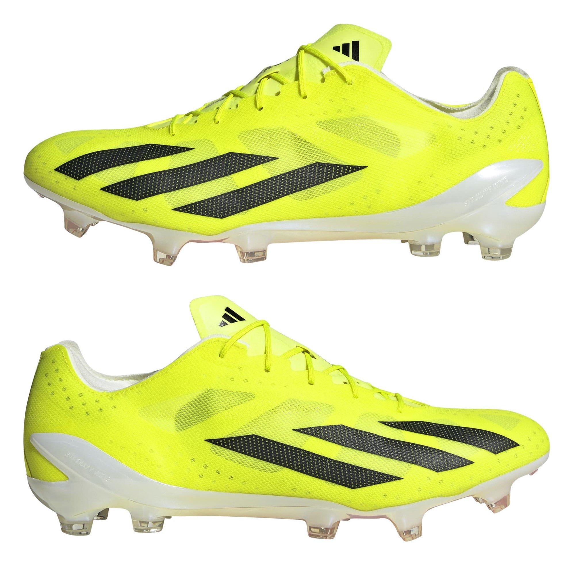 Gelb/Schwarz/Weiß - adidas - x Crazyfast+ Firm Ground Football Boots - 9