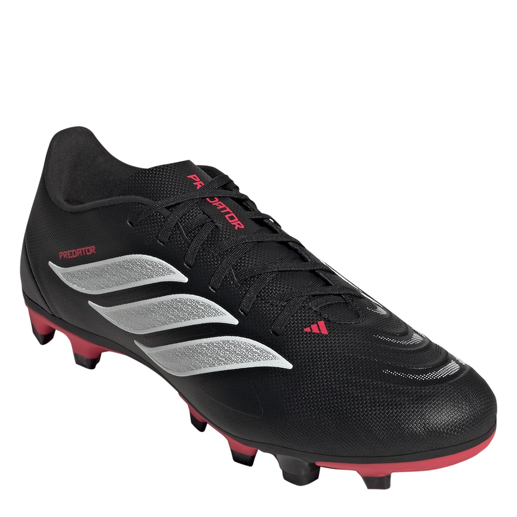 Nero/Rosso - adidas - Mens adidas Predator Club Firm Ground Football Boots - 3