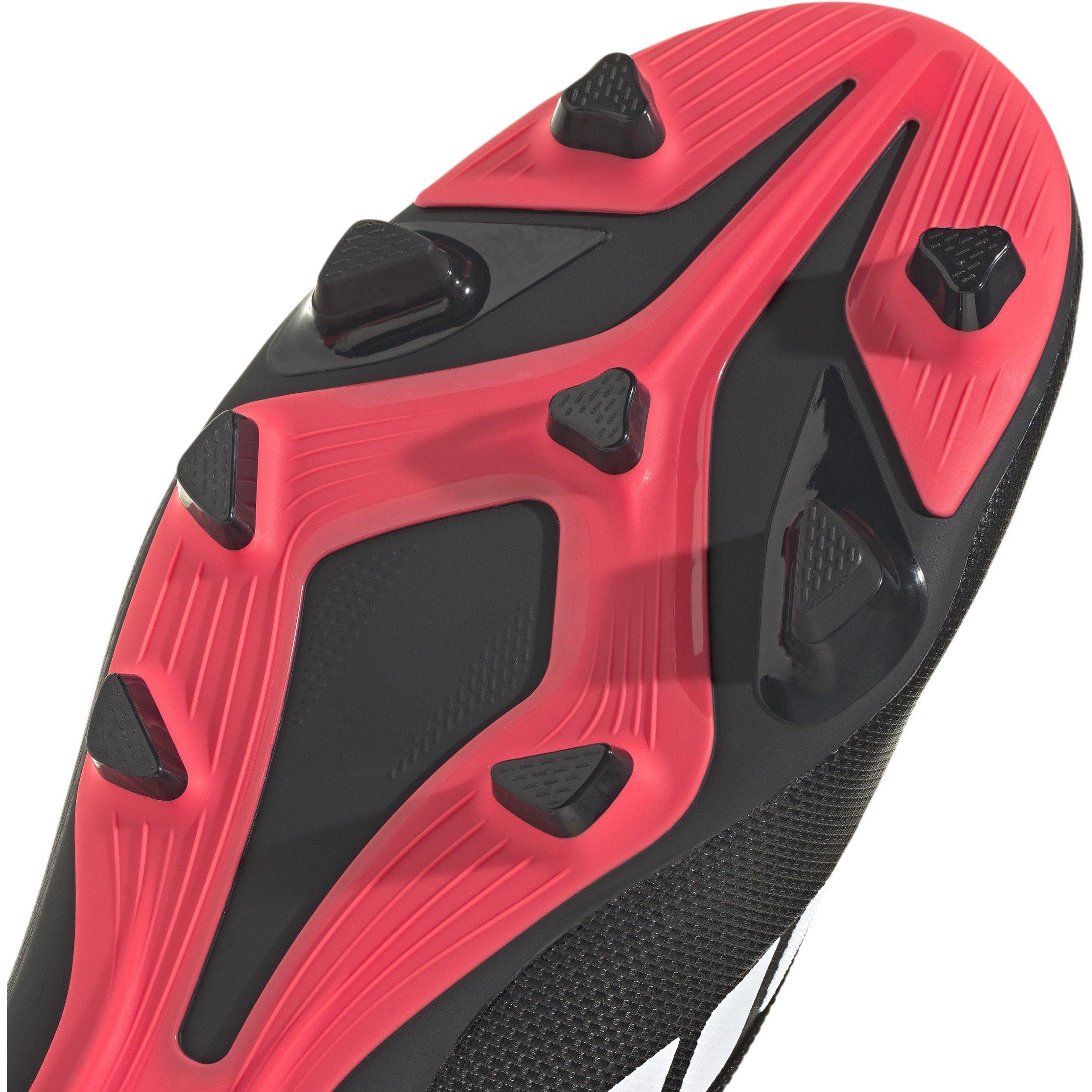 Nero/Rosso - adidas - Mens adidas Predator Club Firm Ground Football Boots - 8