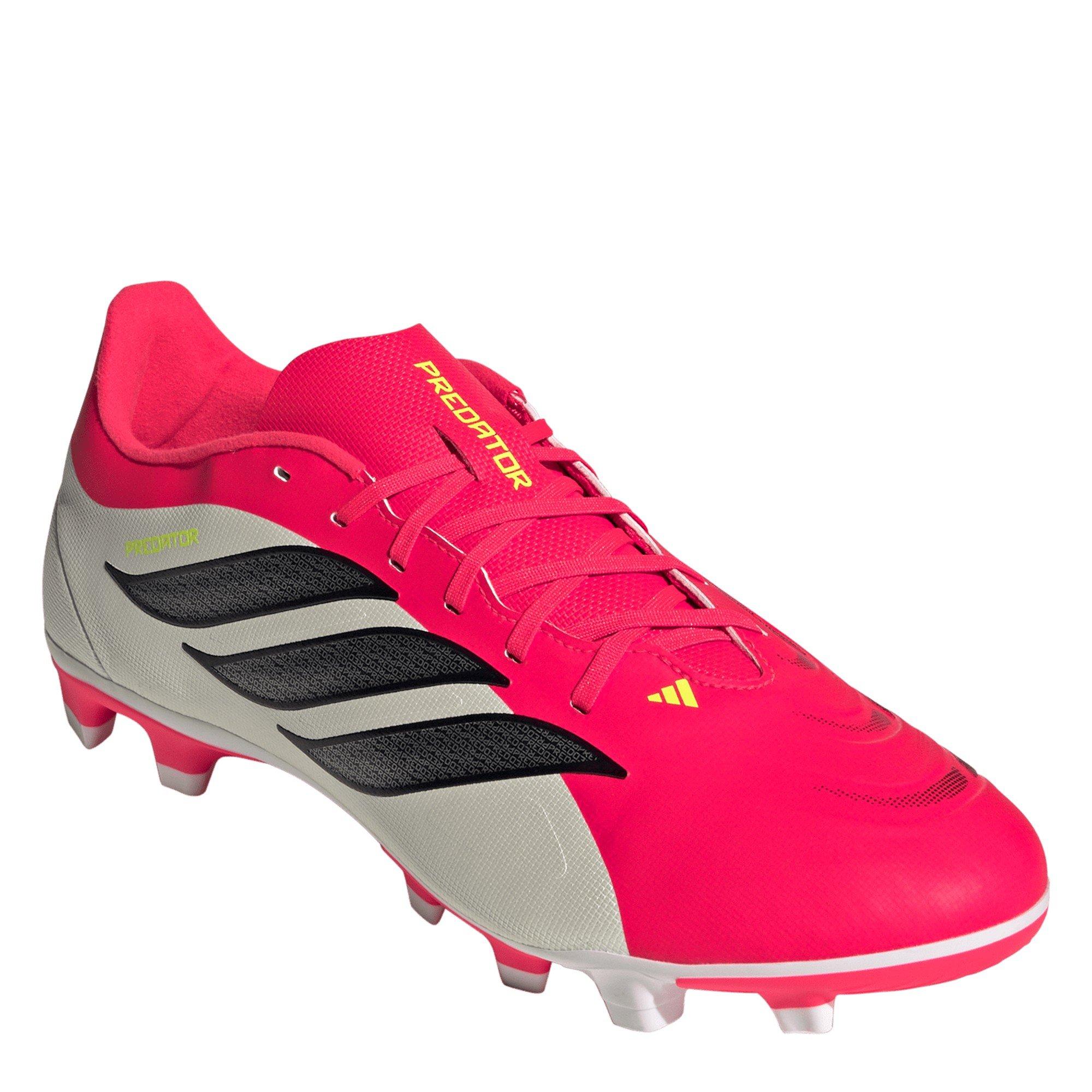 Rot/Schwarz/Weiß - adidas - Mens adidas Predator Club Firm Ground Football Boots - 3