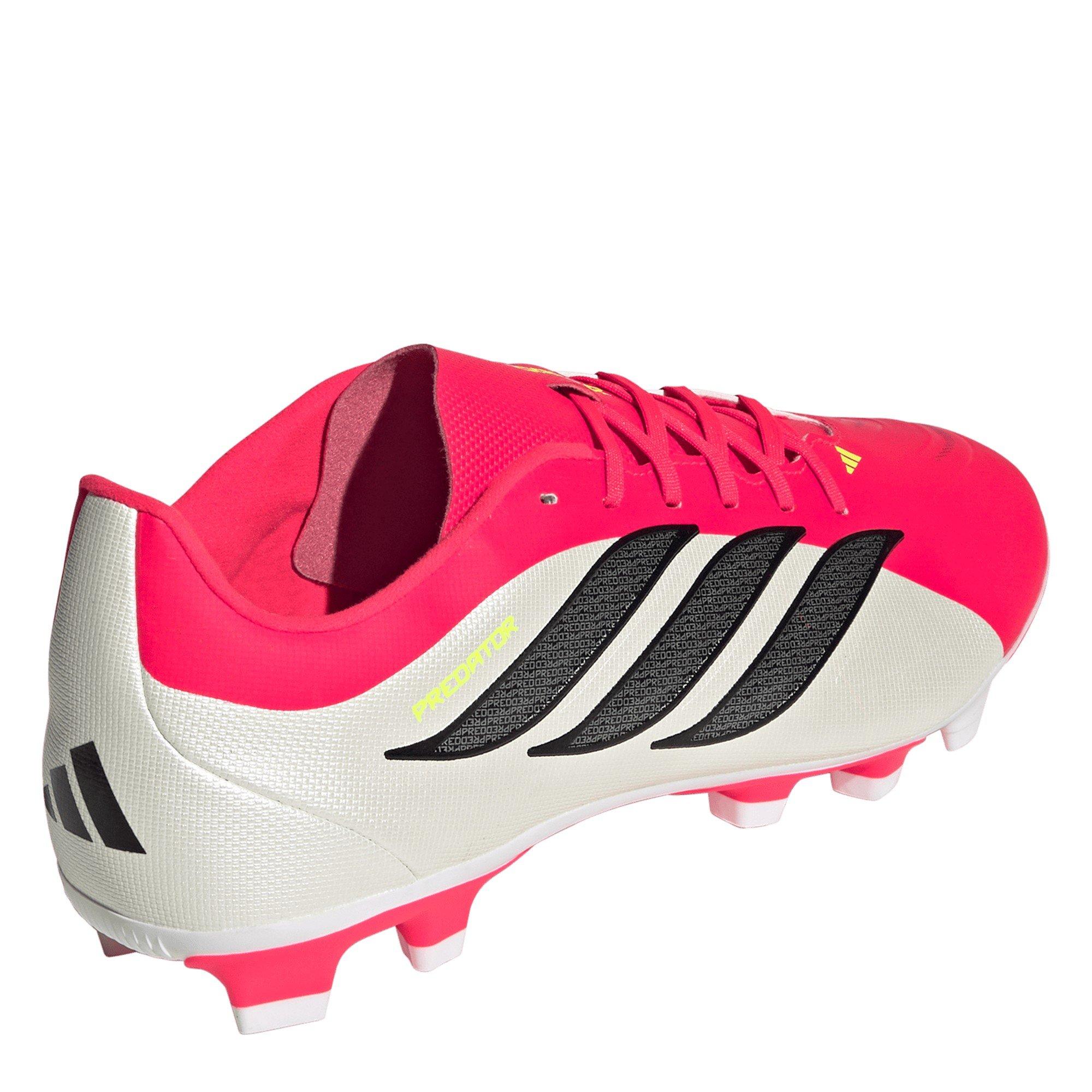 Rot/Schwarz/Weiß - adidas - Mens adidas Predator Club Firm Ground Football Boots - 4